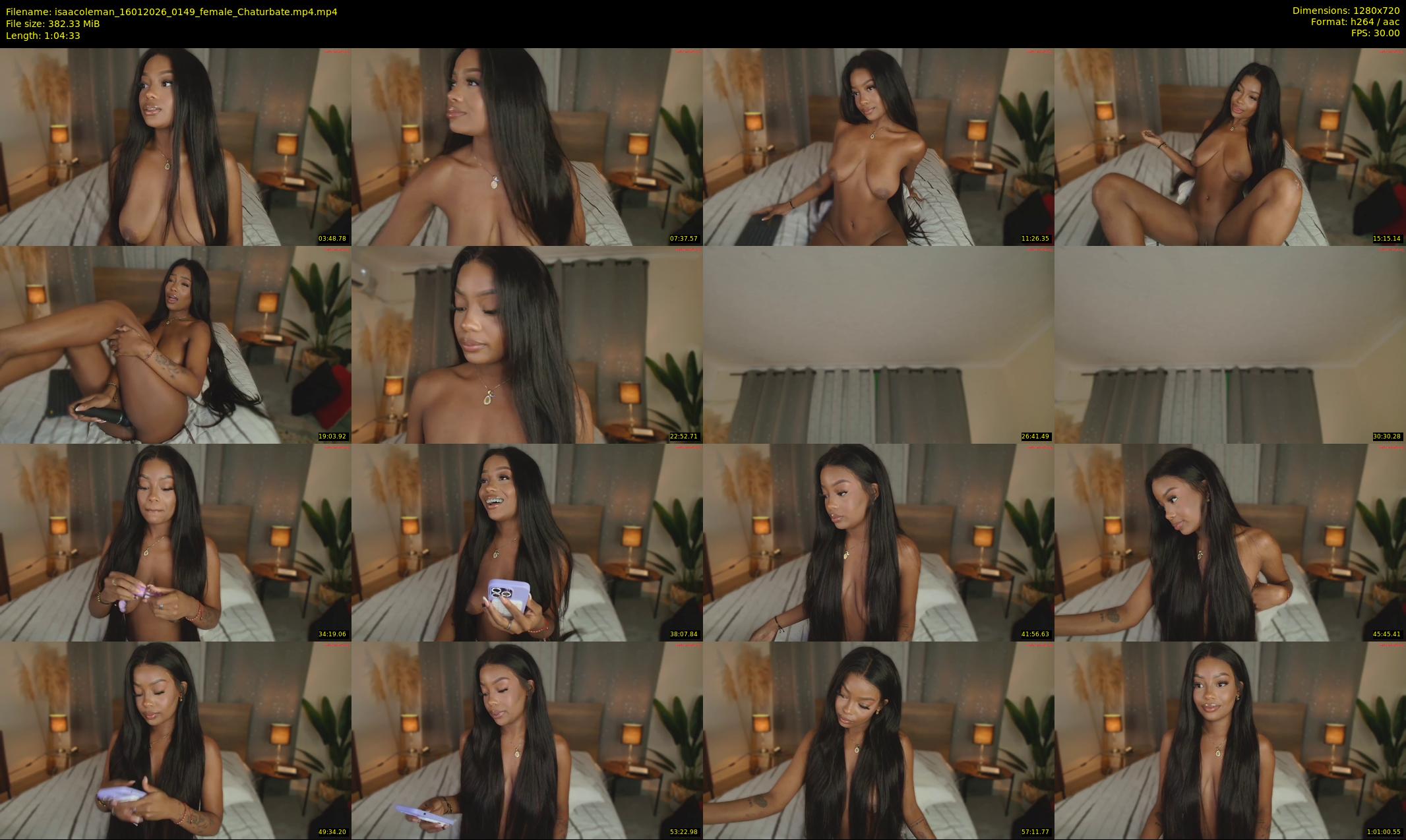 isaacoleman — 65 minute Chaturbate female cam show recording, 720p, Jan 16, 2026