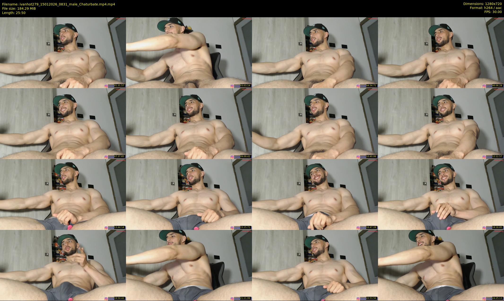 ivanhot279 — 26 minute Chaturbate male cam show recording, 720p, Jan 15, 2026