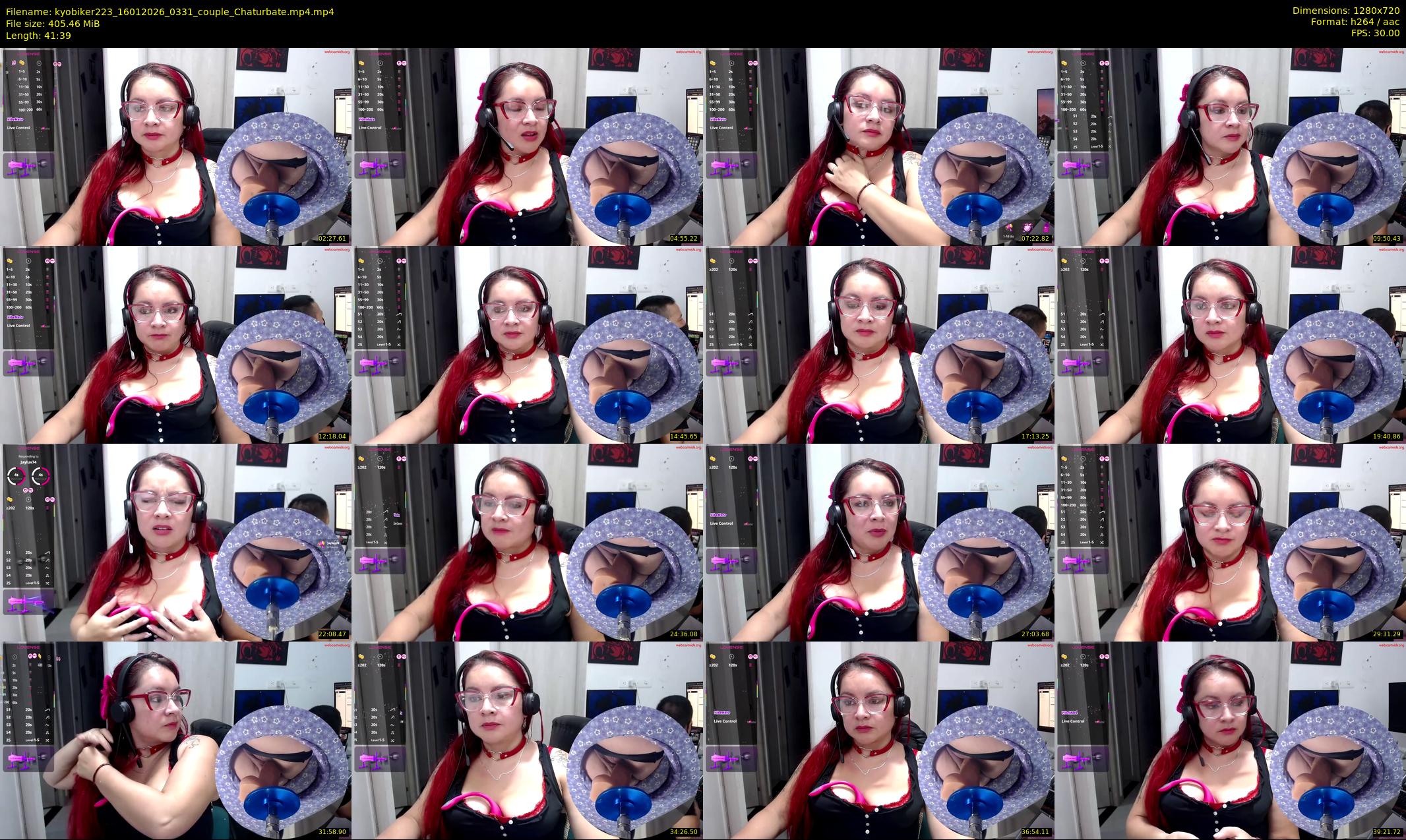 kyobiker223 — 42 minute Chaturbate couple cam show recording, 720p, Jan 16, 2026