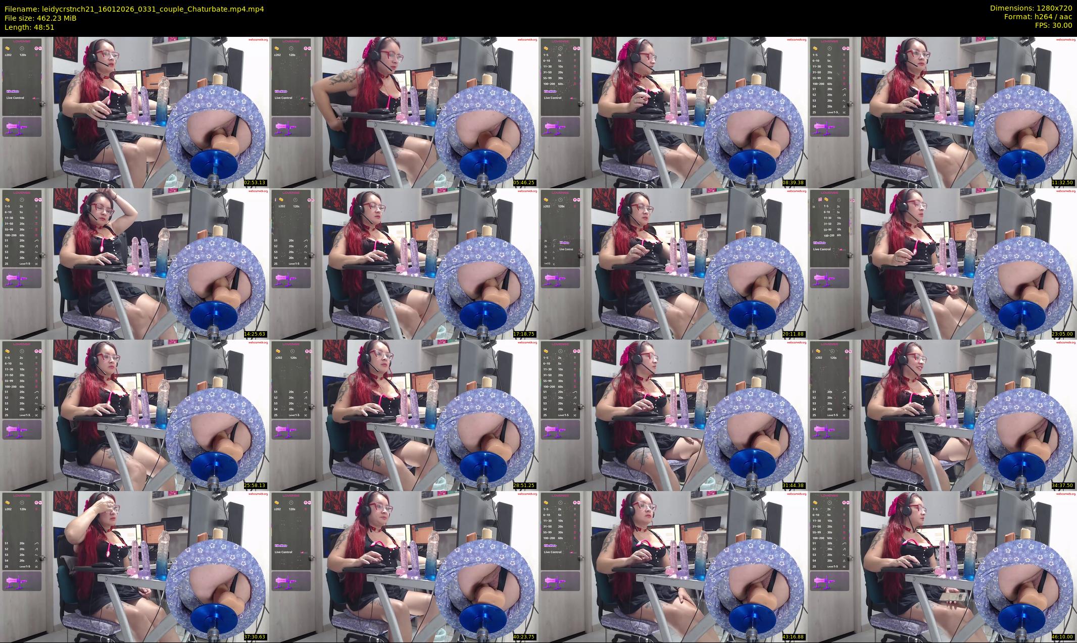 leidycrstnch21 — 49 minute Chaturbate female cam show recording, 720p, Jan 16, 2026