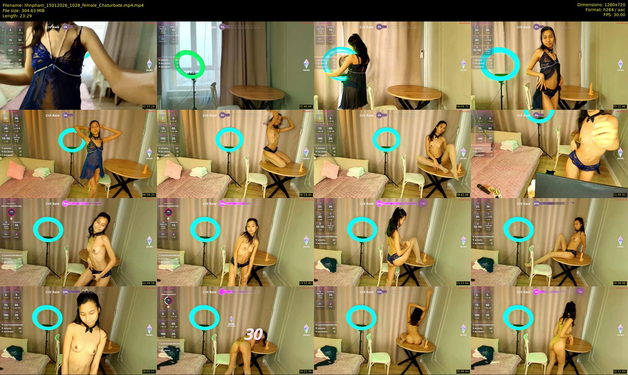 lihnpham — 24 minute Chaturbate female cam show recording, 720p, Jan 15, 2026