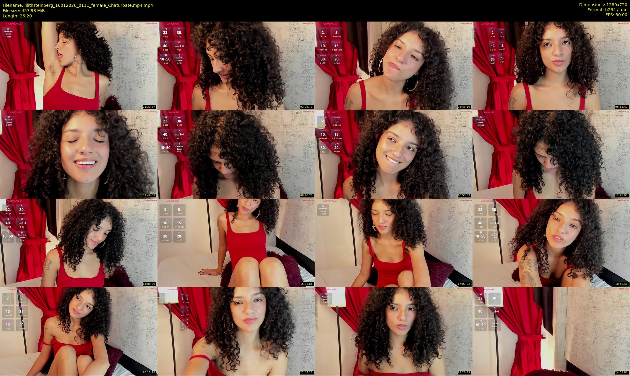 lilithsteinberg — 27 minute Chaturbate female cam show recording, 720p, Jan 16, 2026