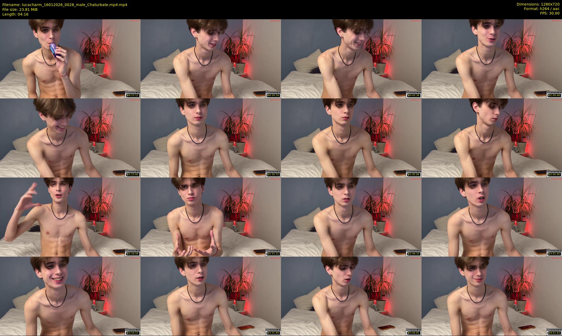 lucacharm — 5 minute Chaturbate male cam show recording, 720p, Jan 16, 2026