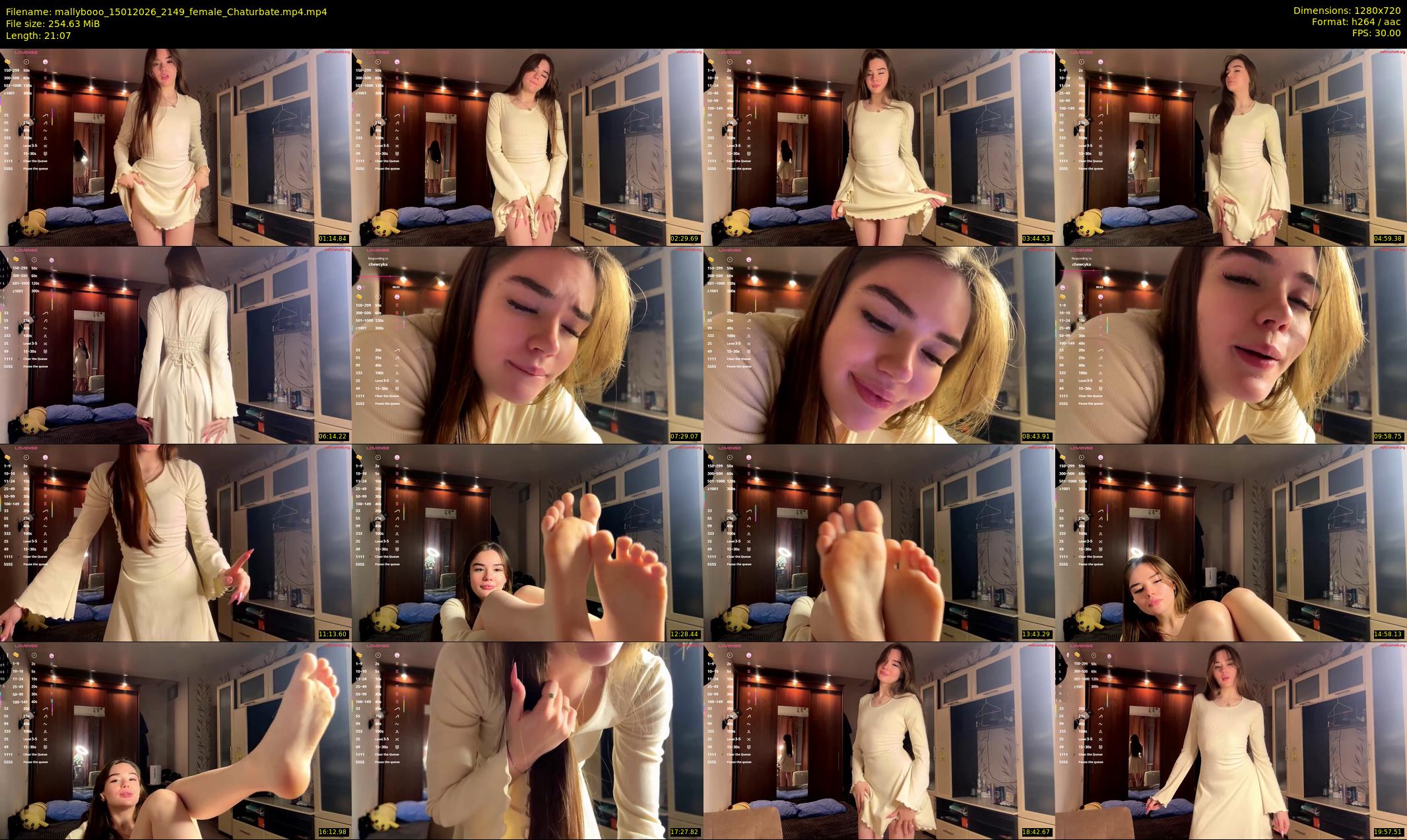 mallybooo — 22 minute Chaturbate female cam show recording, 720p, Jan 15, 2026
