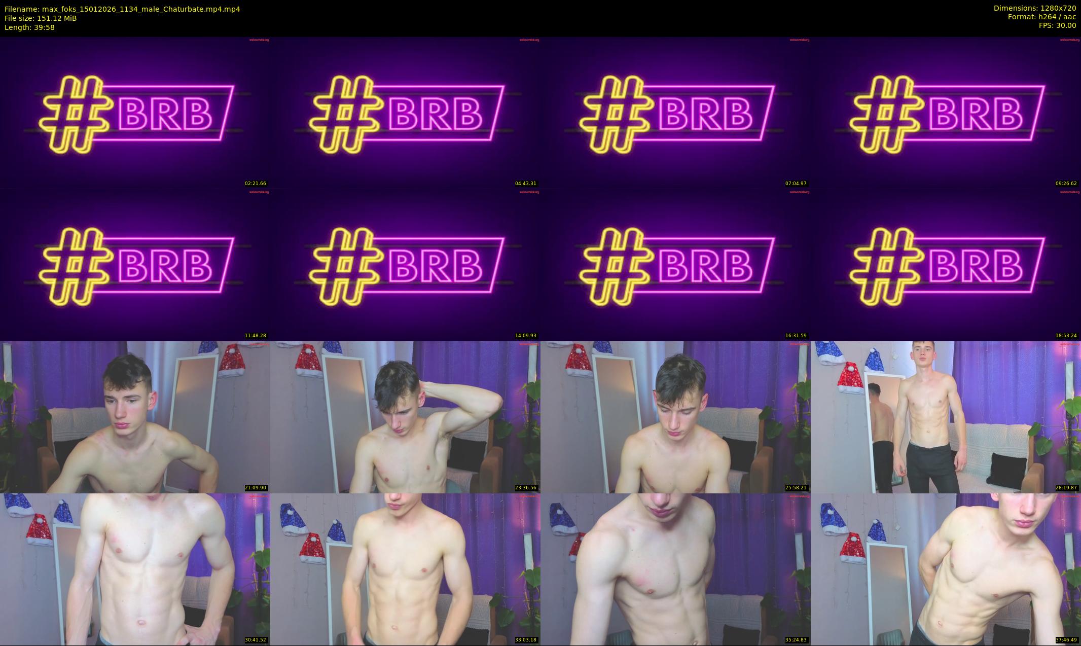 max_foks — 40 minute Chaturbate male cam show recording, 720p, Jan 15, 2026