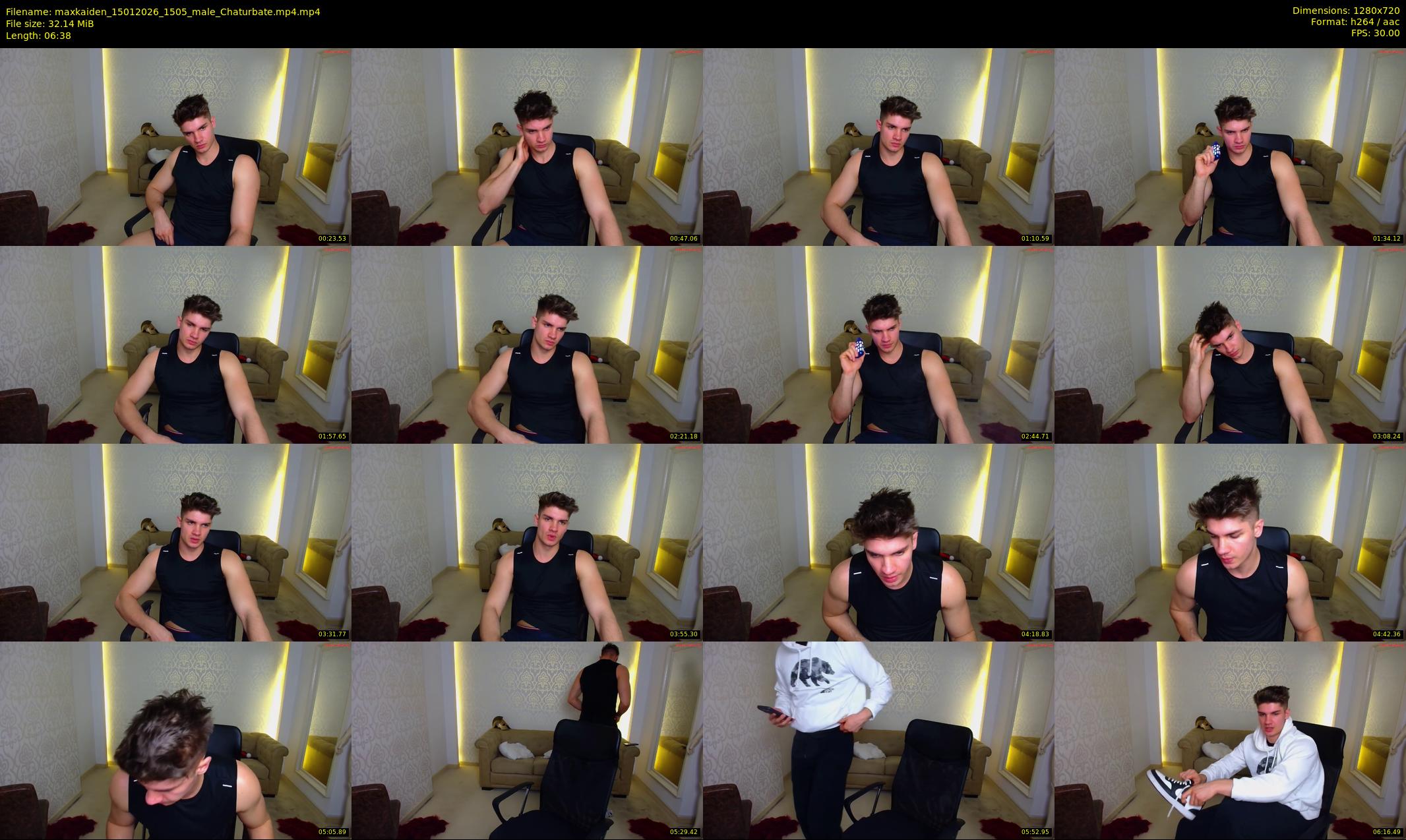 maxkaiden — 7 minute Chaturbate male cam show recording, 720p, Jan 15, 2026