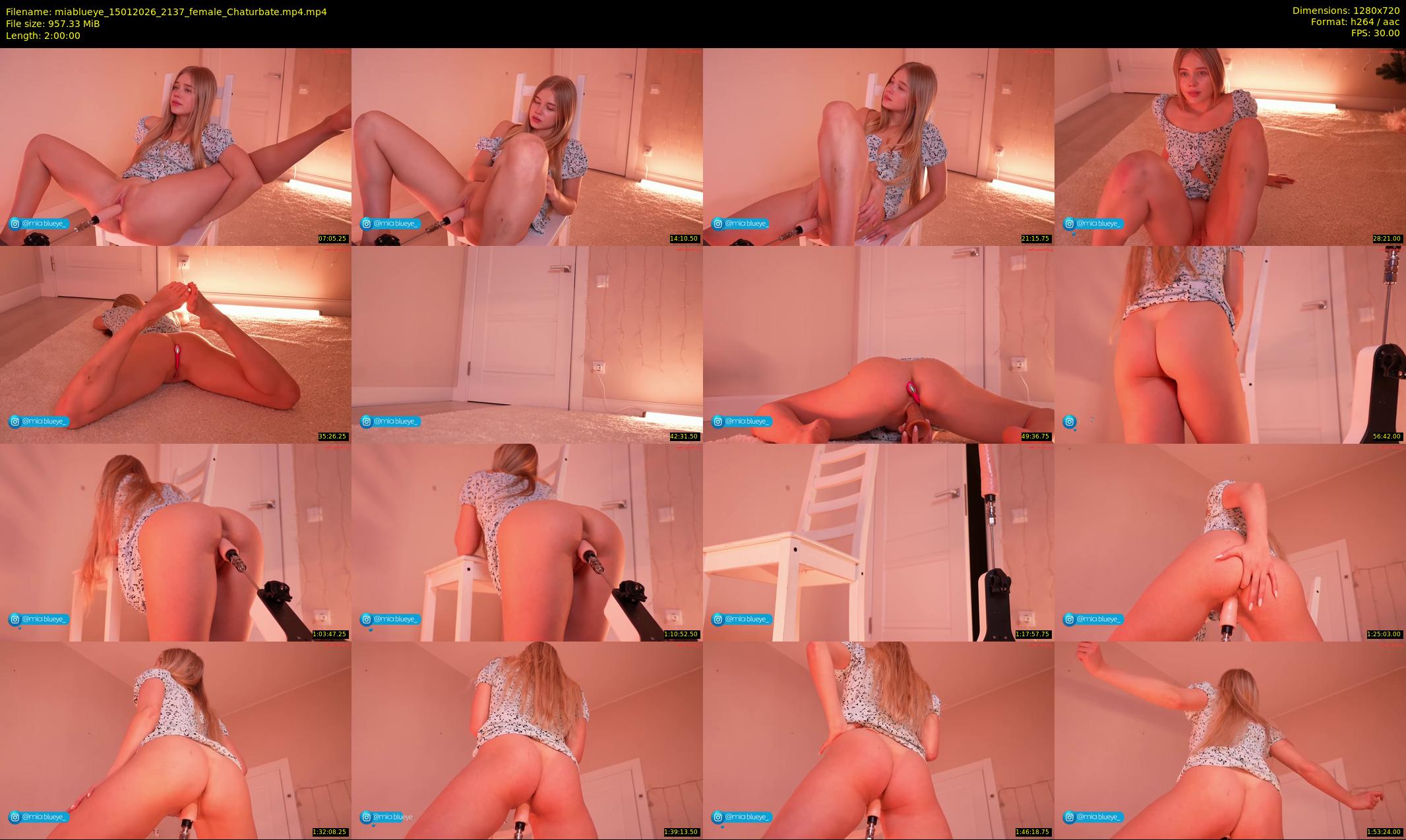 miablueye — 120 minute Chaturbate female cam show recording, 720p, Jan 15, 2026