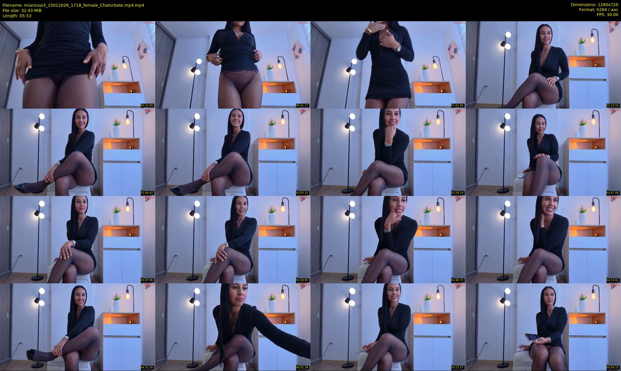 miarouss3 — 6 minute Chaturbate female cam show recording, 720p, Jan 15, 2026