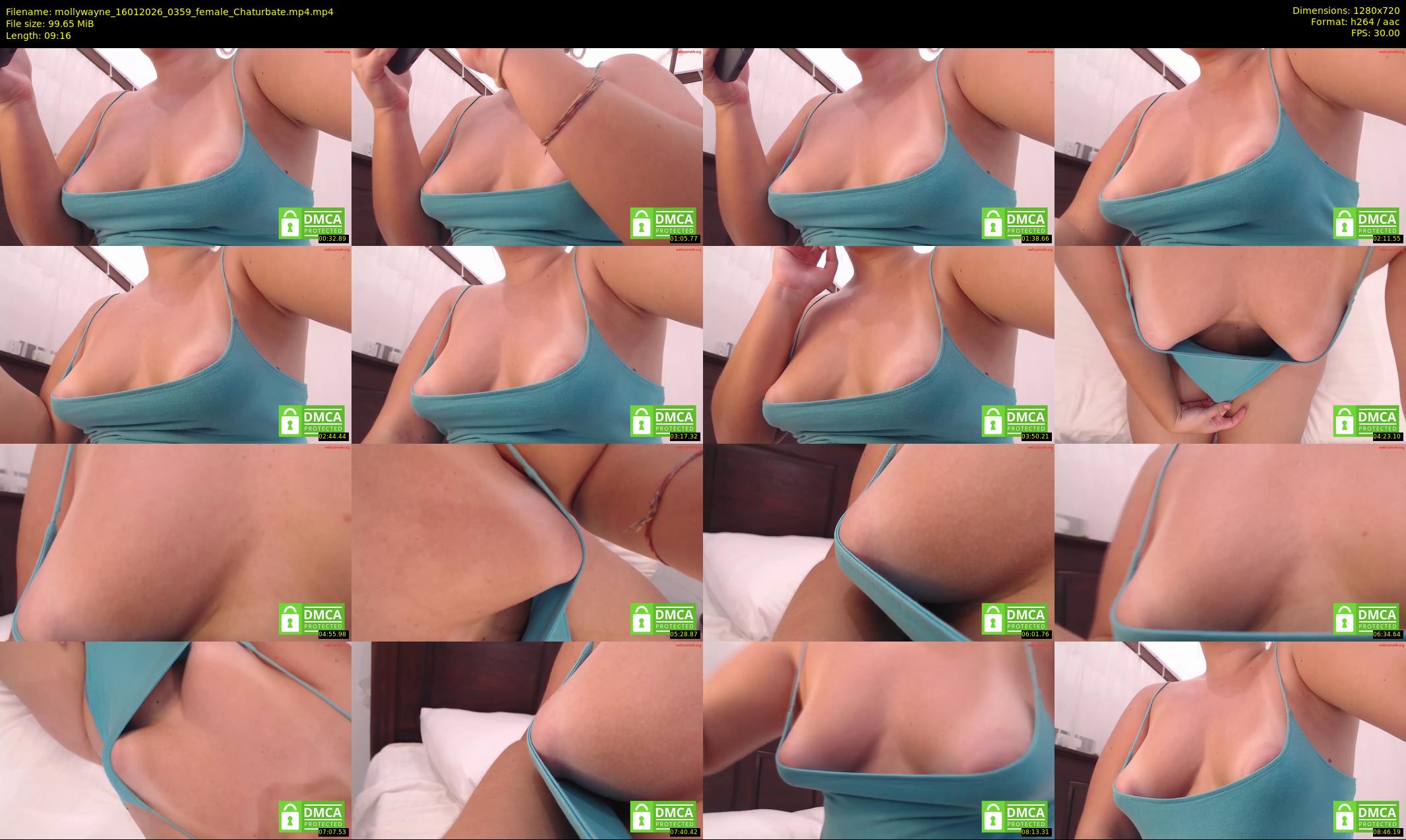 mollywayne — 10 minute Chaturbate female cam show recording, 720p, Jan 16, 2026