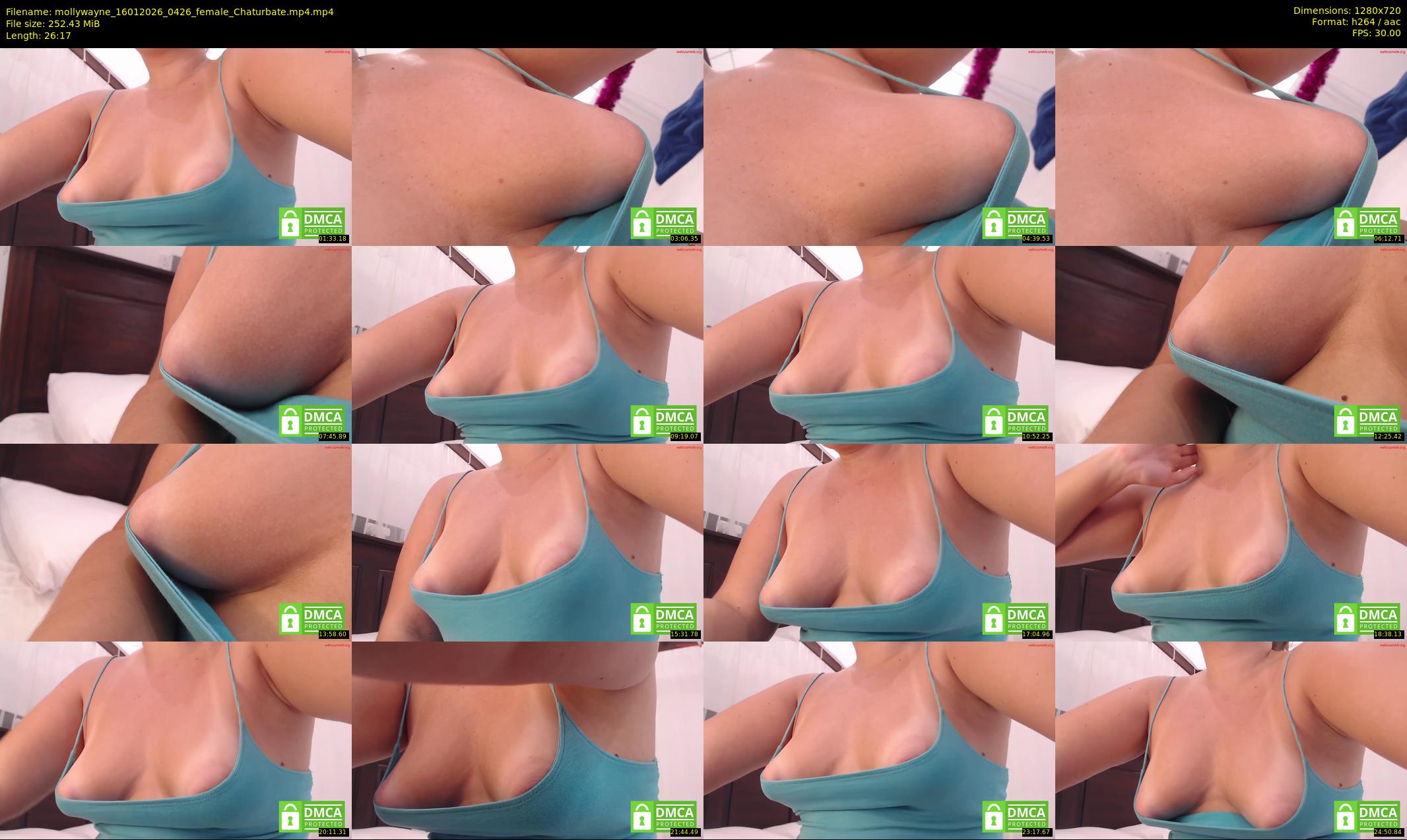 mollywayne — 27 minute Chaturbate female cam show recording, 720p, Jan 16, 2026