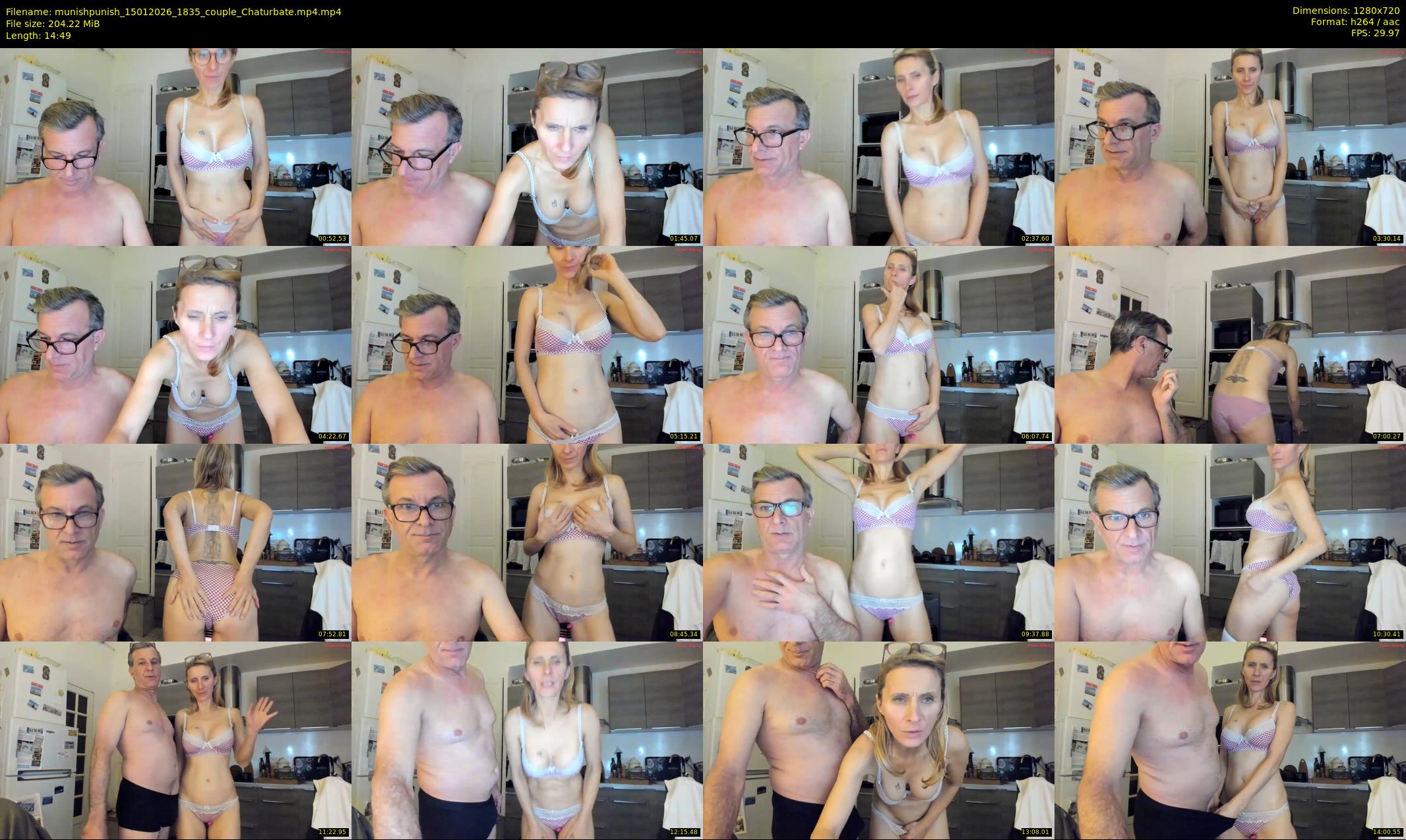 munishpunish — 15 minute Chaturbate couple cam show recording, 720p, Jan 15, 2026