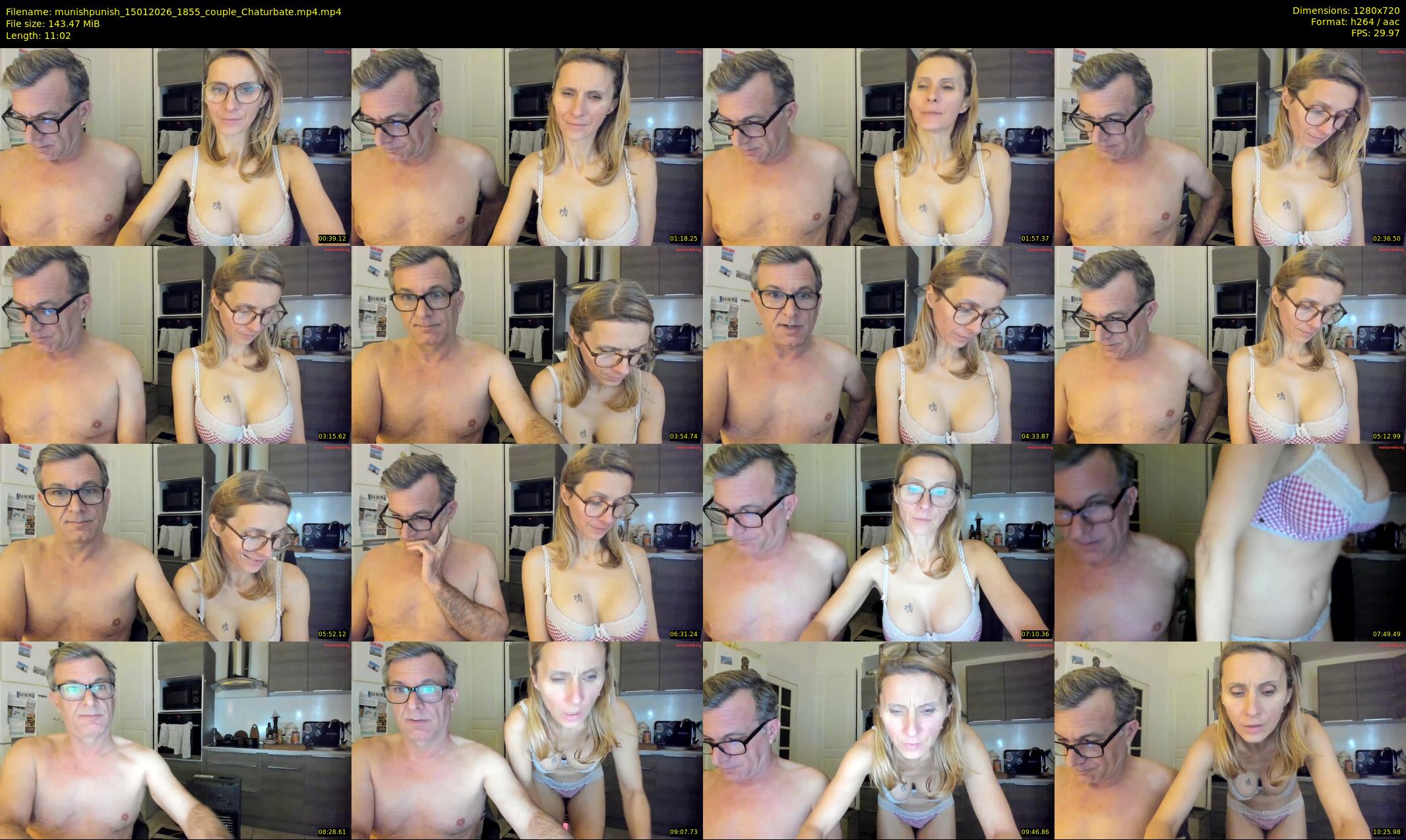munishpunish — 12 minute Chaturbate couple cam show recording, 720p, Jan 15, 2026
