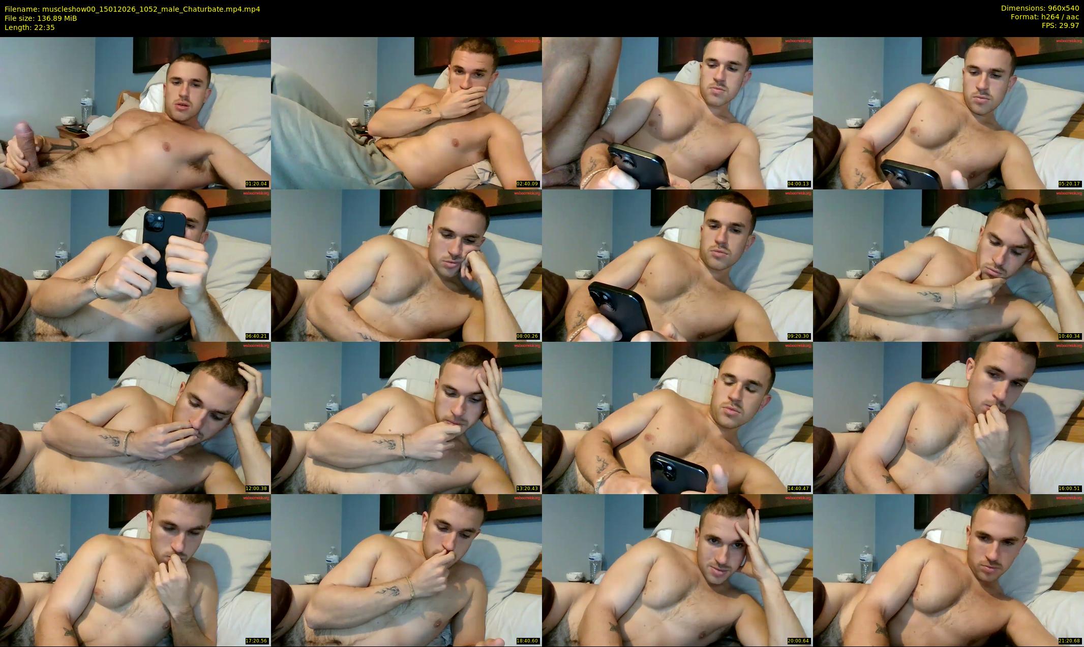 muscleshow00 — 23 minute Chaturbate male cam show recording, 480p, Jan 15, 2026