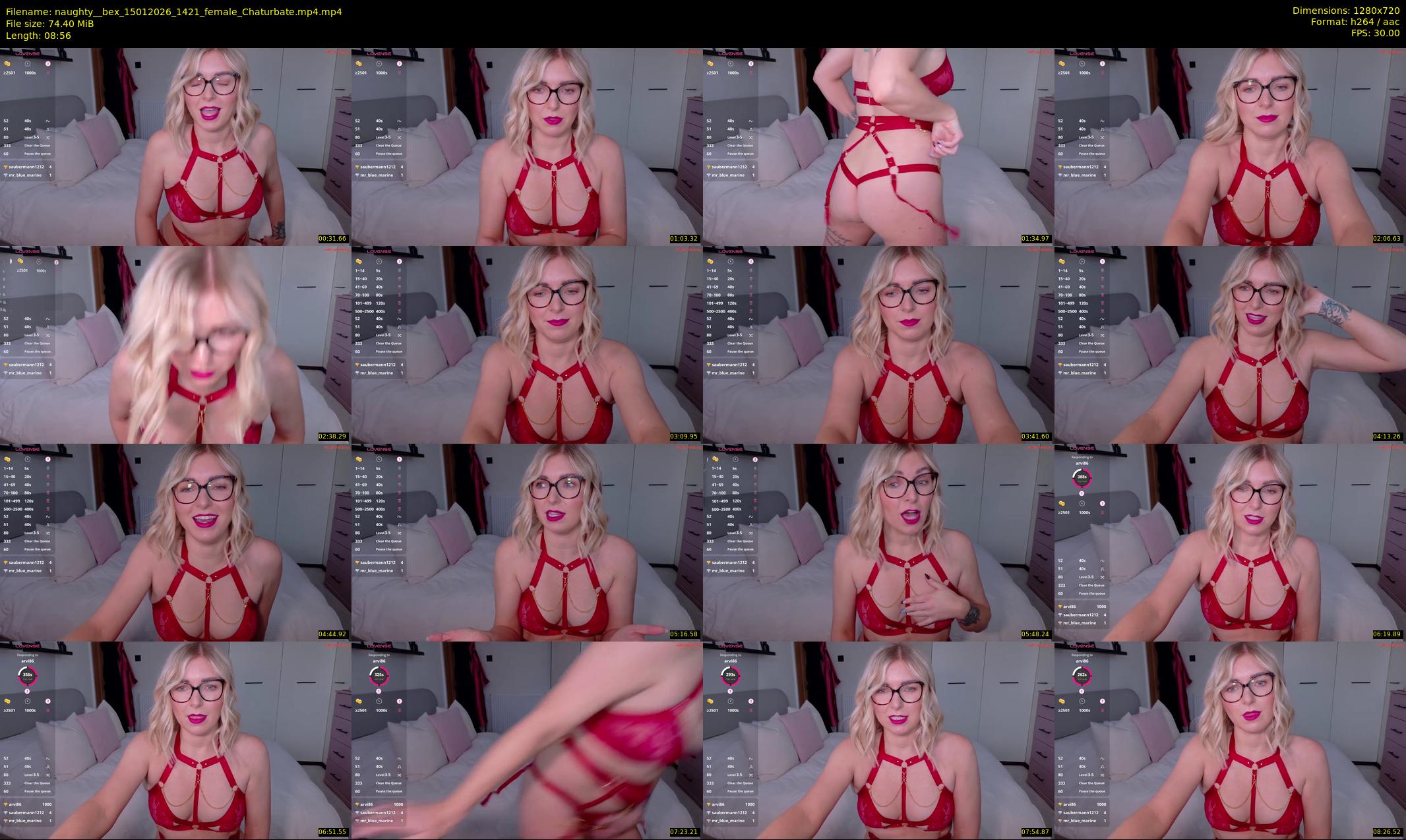 naughty__bex — 9 minute Chaturbate female cam show recording, 720p, Jan 15, 2026