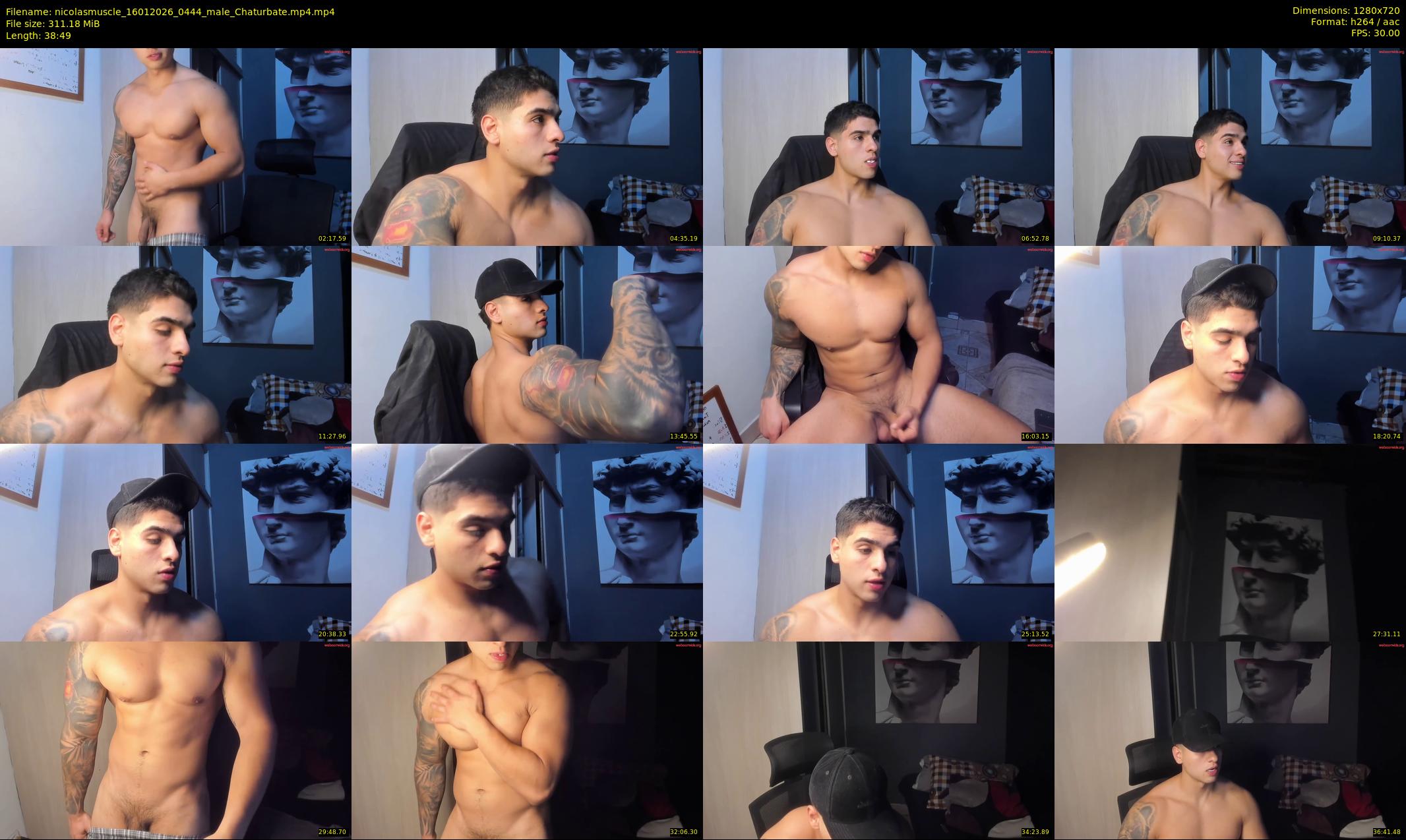 nicolasmuscle — 39 minute Chaturbate male cam show recording, 720p, Jan 16, 2026