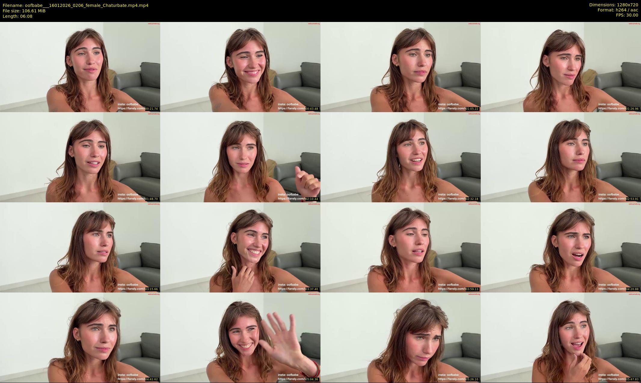 oofbabe__ — 7 minute Chaturbate female cam show recording, 720p, Jan 16, 2026