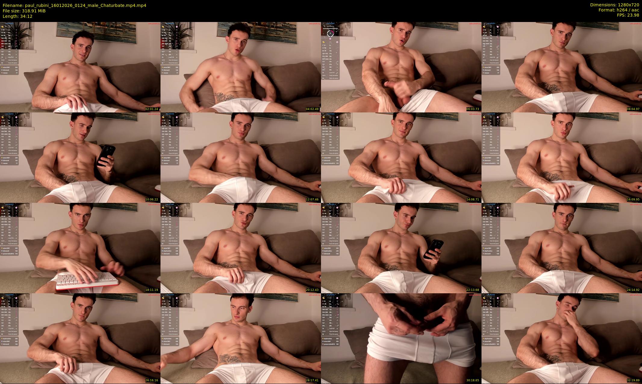 paul_rubini — 35 minute Chaturbate male cam show recording, 720p, Jan 16, 2026
