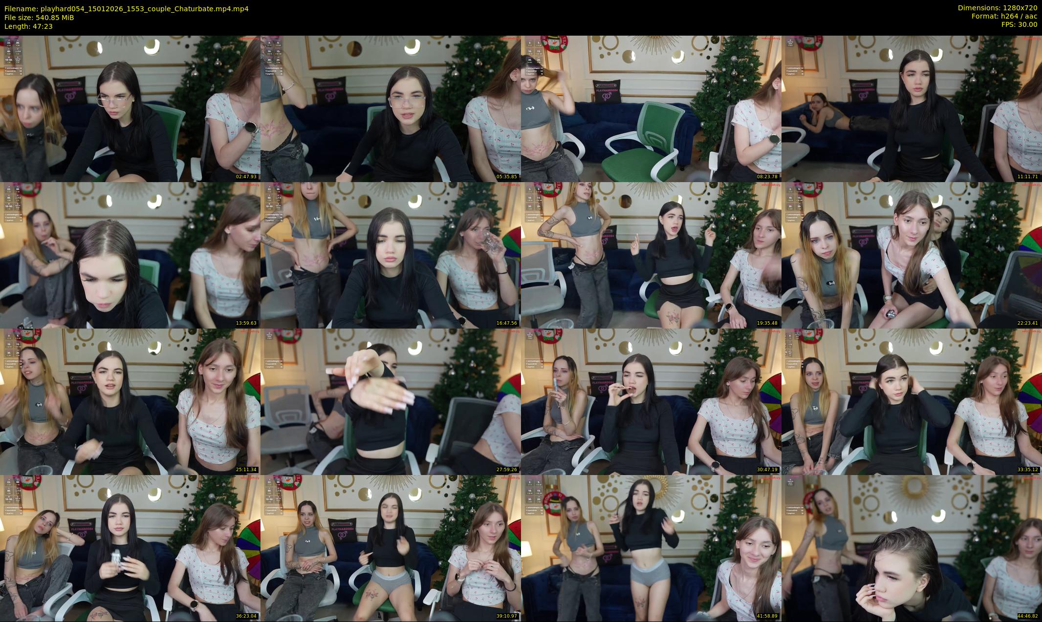 playhard054 — 48 minute Chaturbate couple cam show recording, 720p, Jan 15, 2026