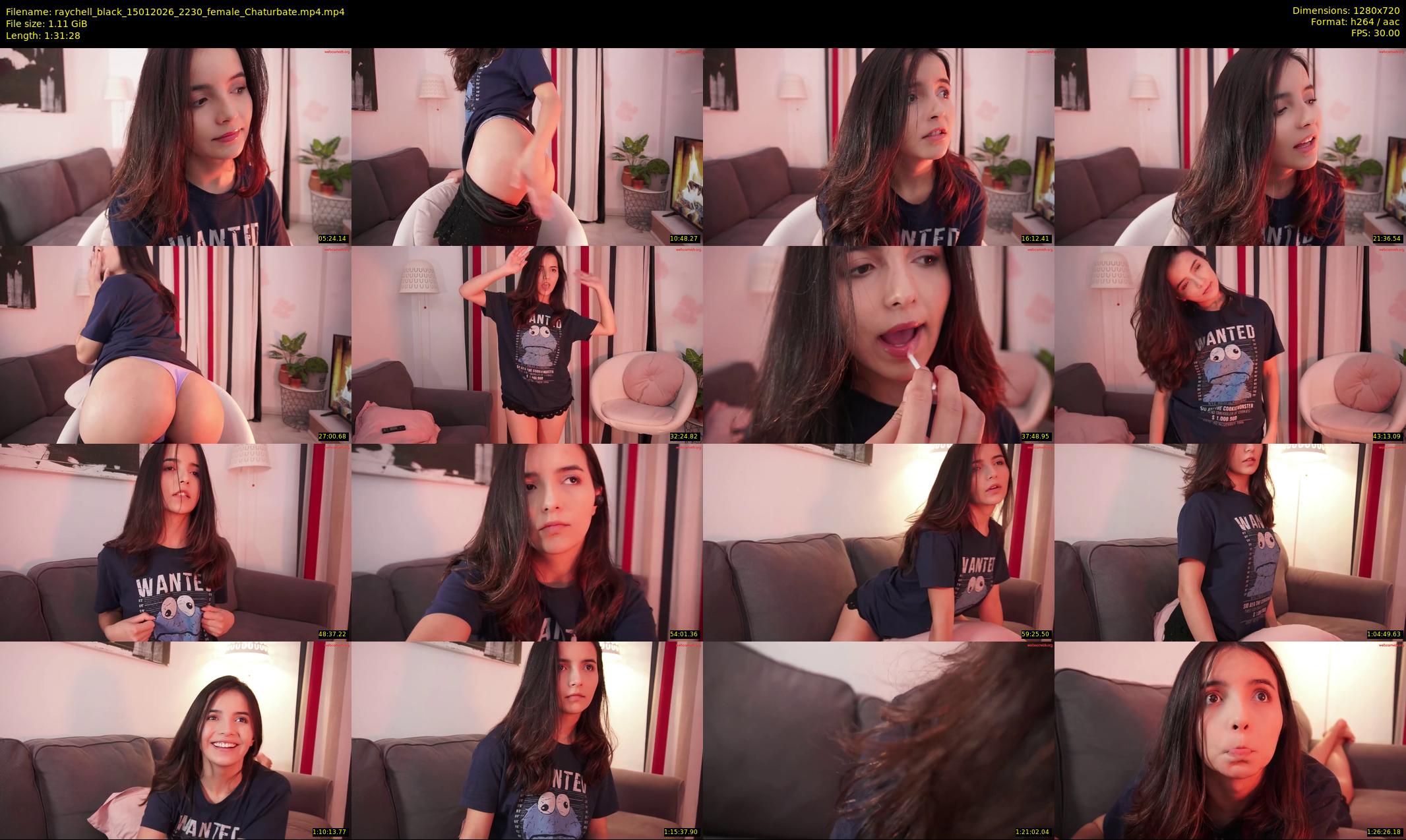 raychell_black — 92 minute Chaturbate female cam show recording, 720p, Jan 15, 2026