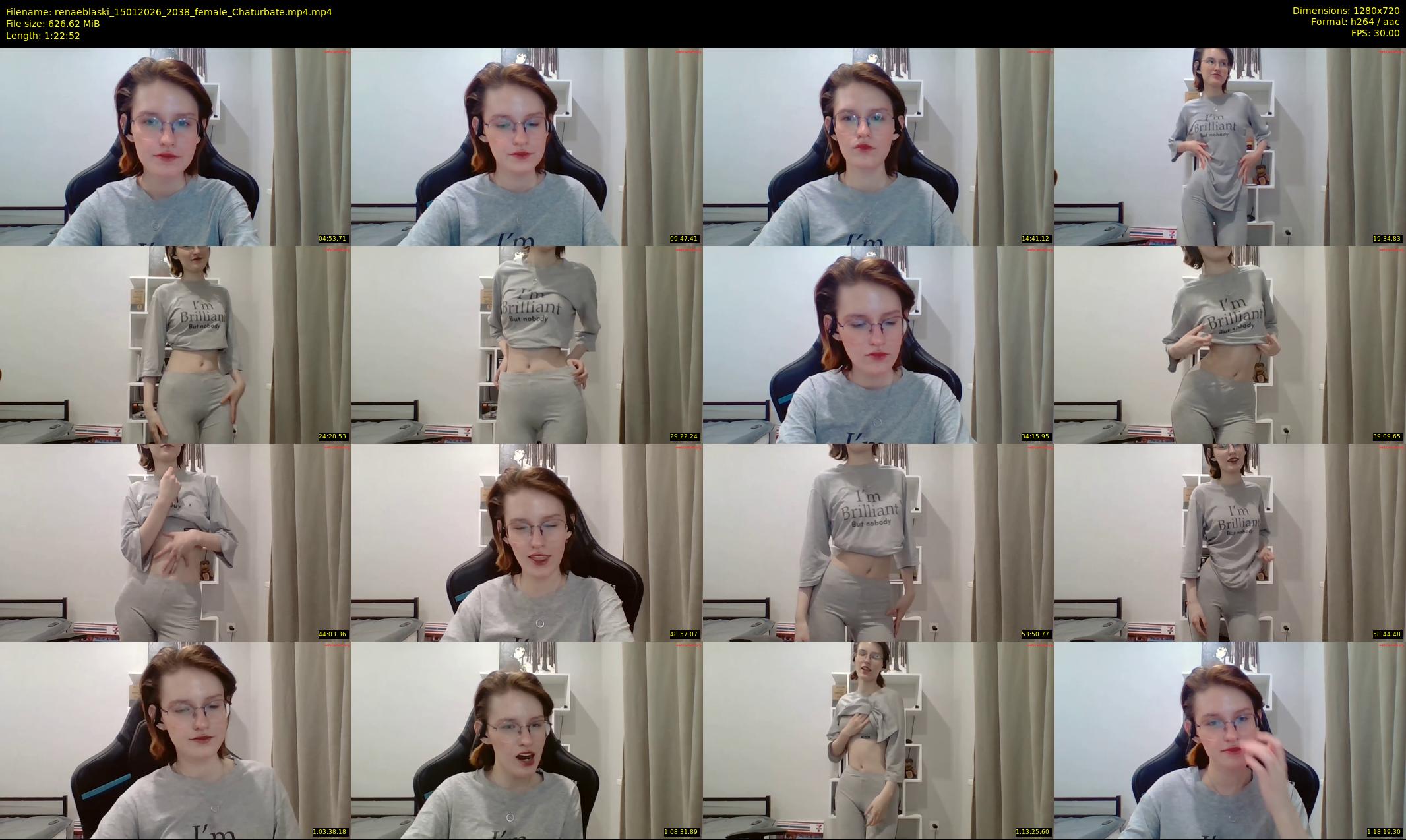 renaeblaski — 83 minute Chaturbate female cam show recording, 720p, Jan 15, 2026