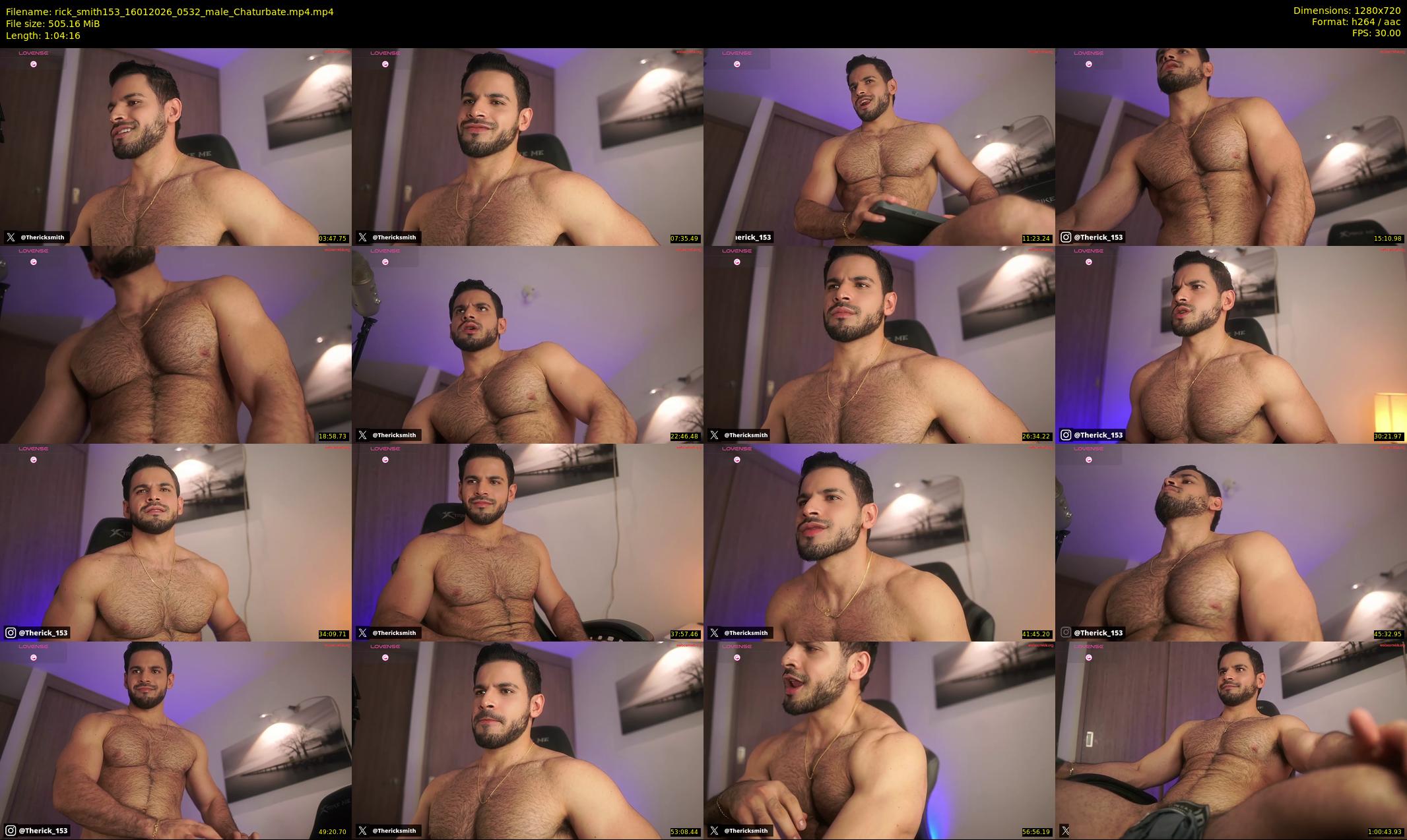 rick_smith153 — 65 minute Chaturbate male cam show recording, 720p, Jan 16, 2026