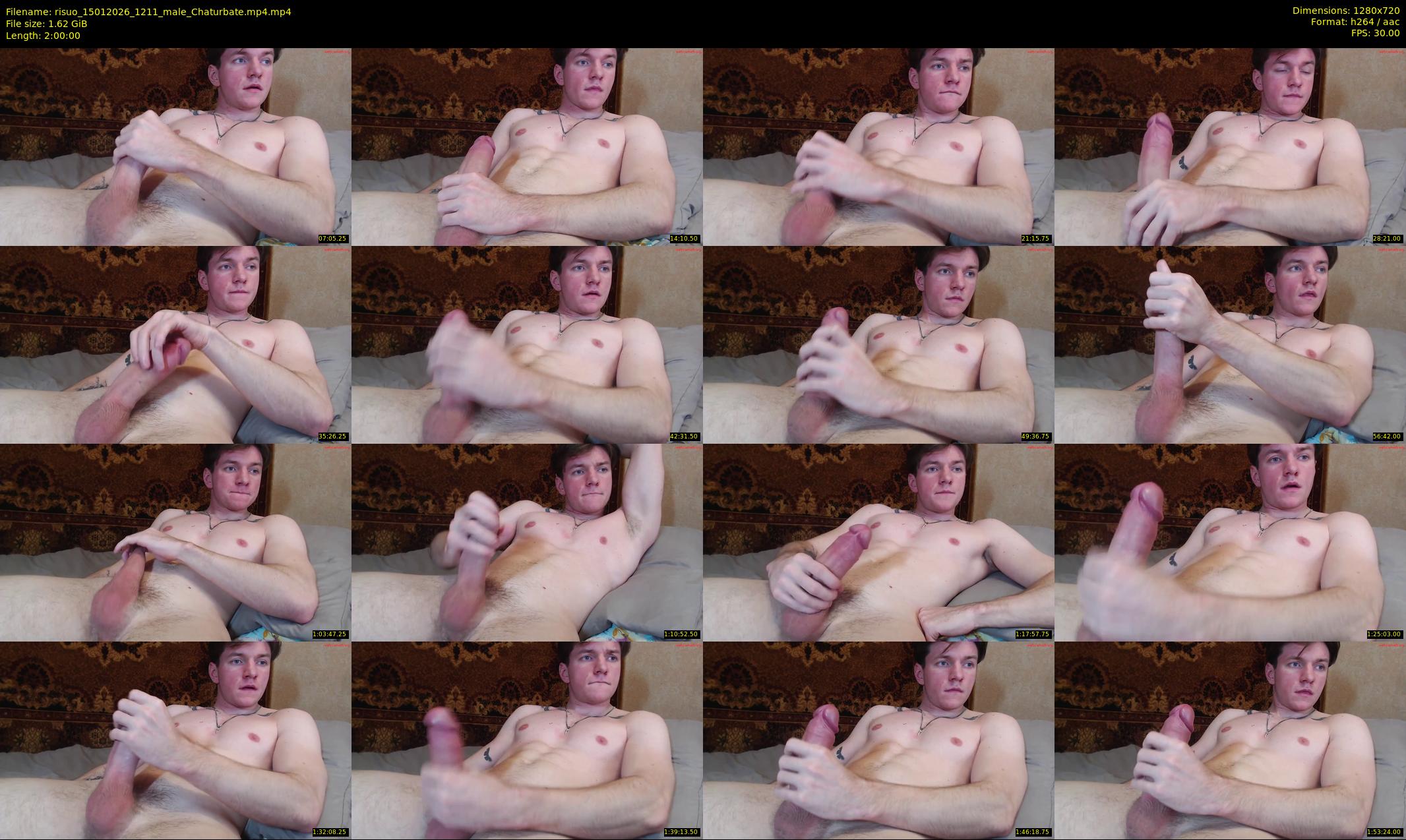 risuo — 120 minute Chaturbate male cam show recording, 720p, Jan 15, 2026