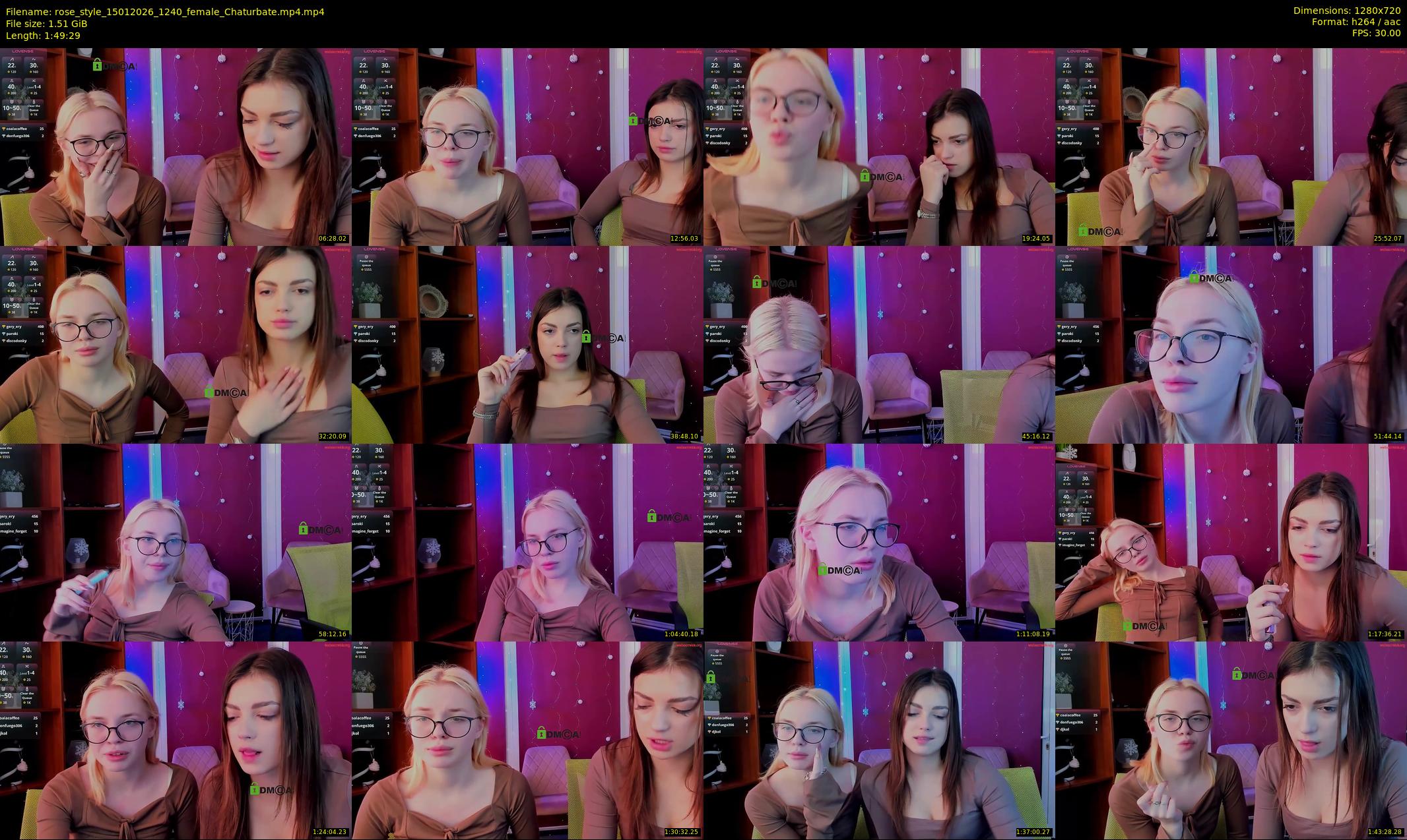 rose_style — 110 minute Chaturbate couple cam show recording, 720p, Jan 15, 2026