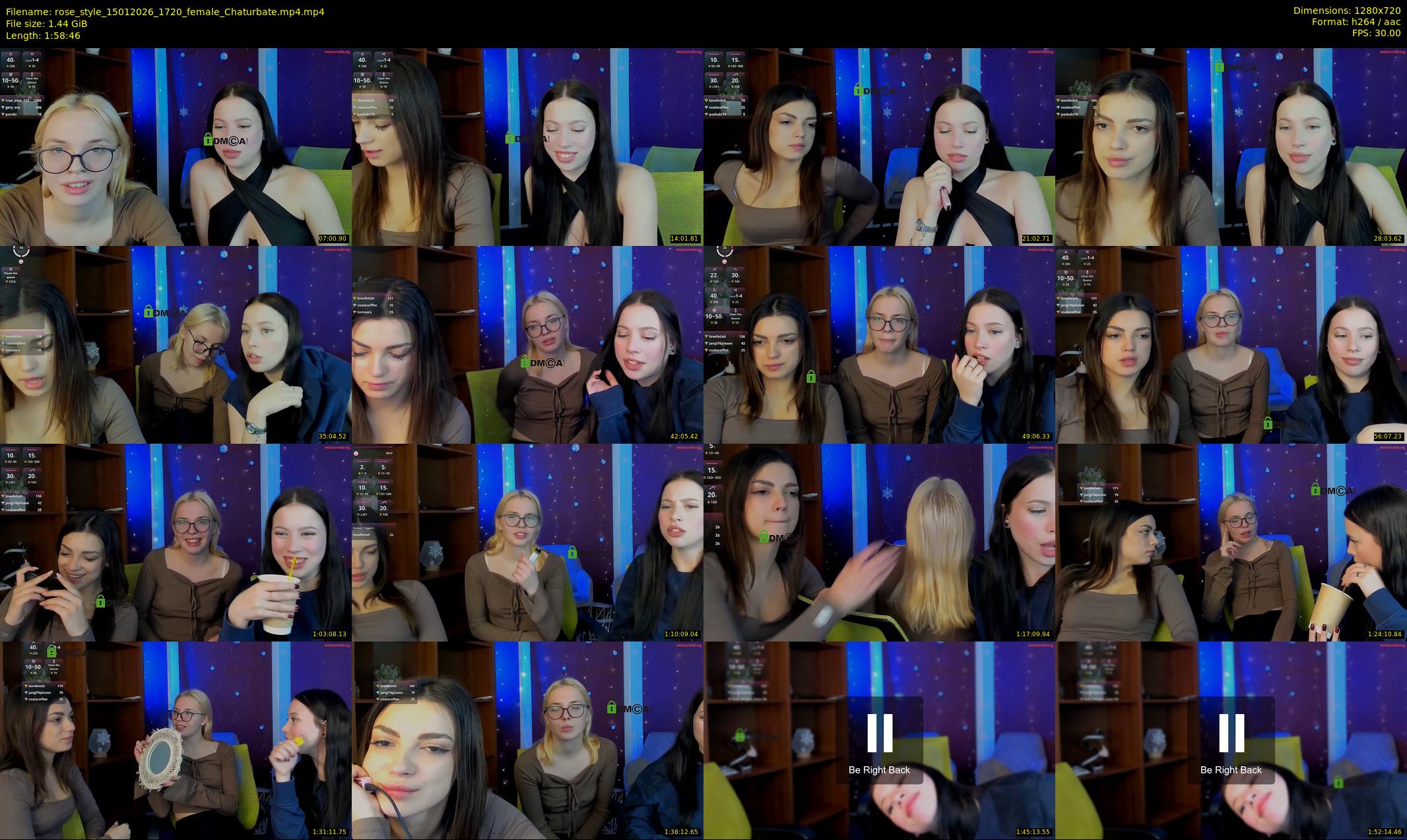 rose_style — 119 minute Chaturbate couple cam show recording, 720p, Jan 15, 2026