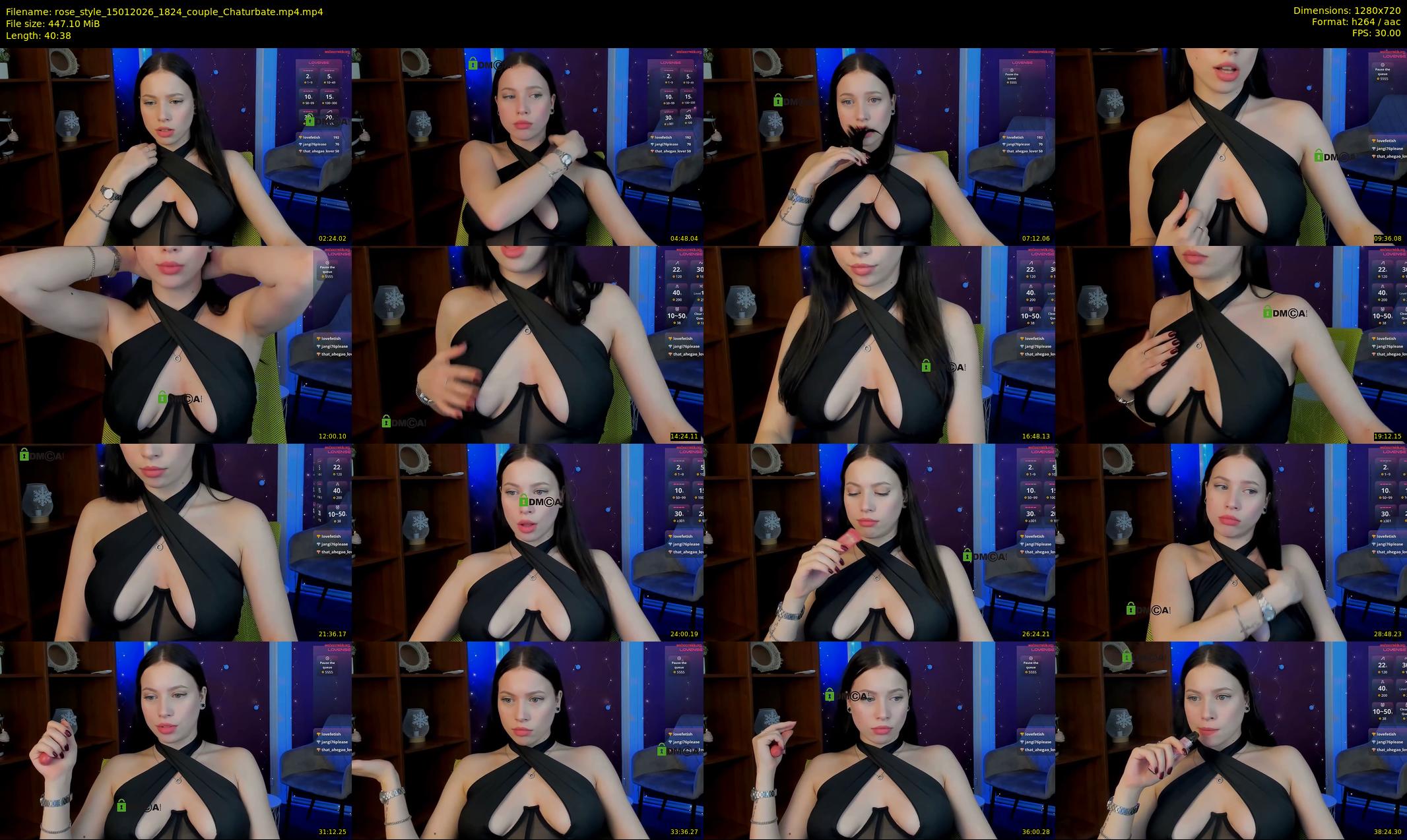 rose_style — 41 minute Chaturbate couple cam show recording, 720p, Jan 15, 2026