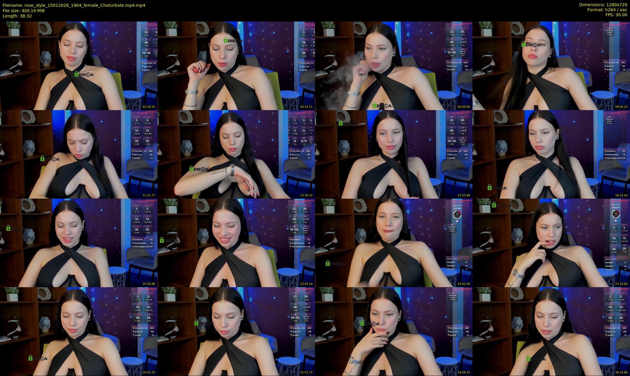 rose_style — 39 minute Chaturbate couple cam show recording, 720p, Jan 15, 2026