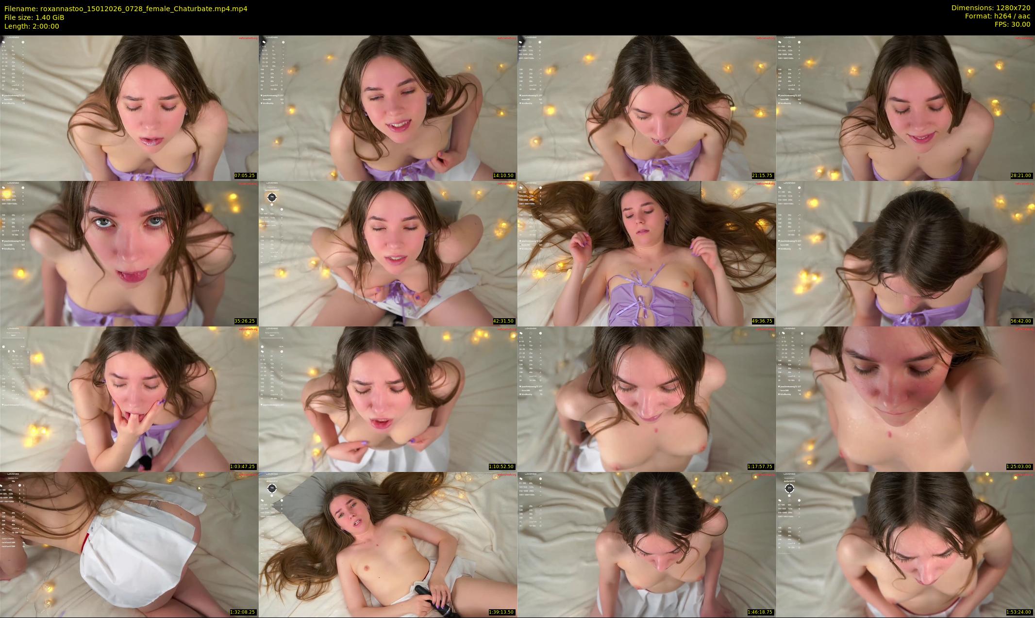 roxannastoo — 120 minute Chaturbate female cam show recording, 720p, Jan 15, 2026