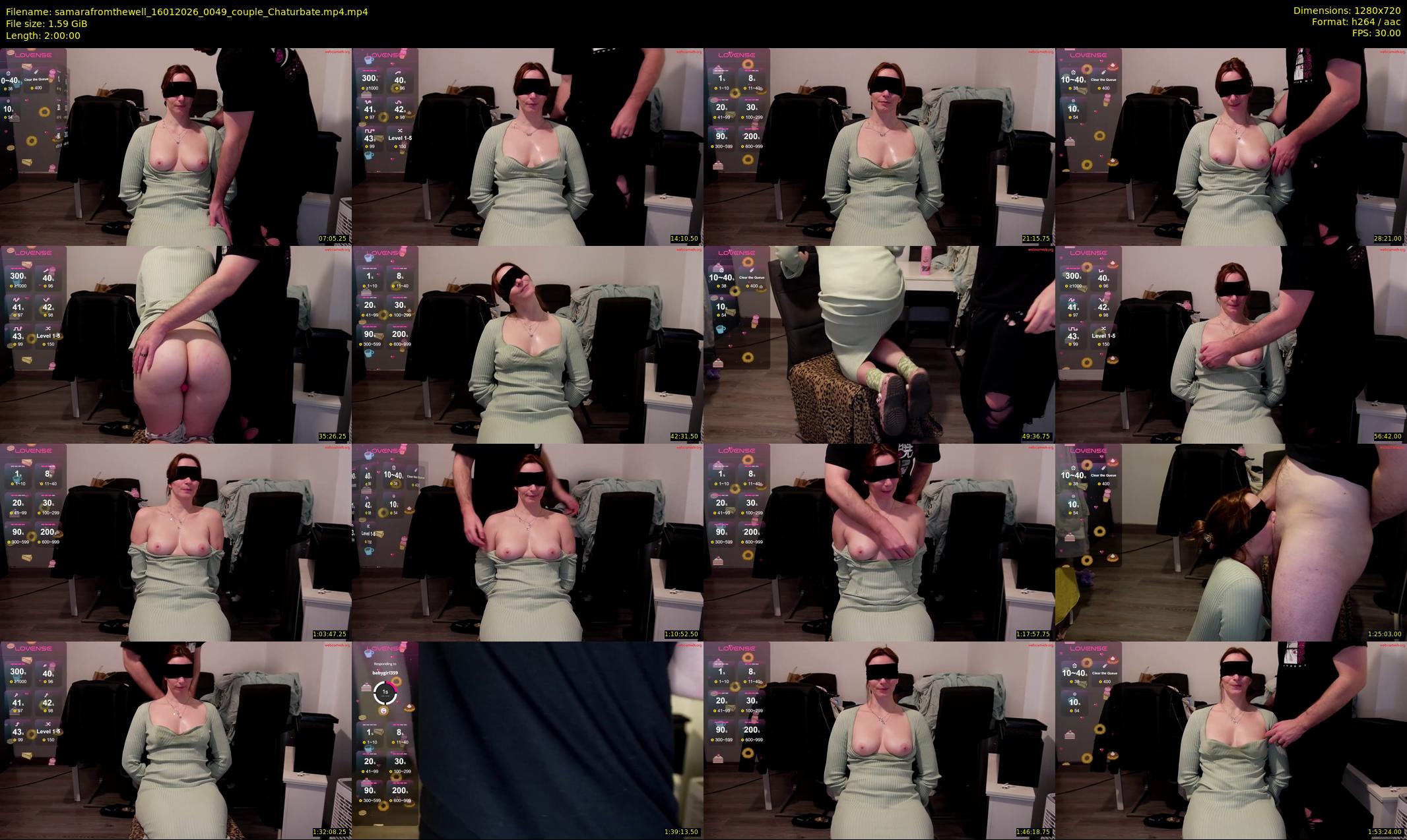 samarafromthewell — 120 minute Chaturbate female cam show recording, 720p, Jan 16, 2026