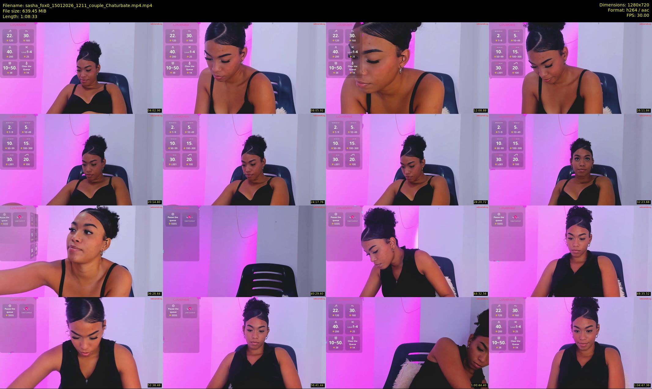 sasha_fox0 — 69 minute Chaturbate couple cam show recording, 720p, Jan 15, 2026