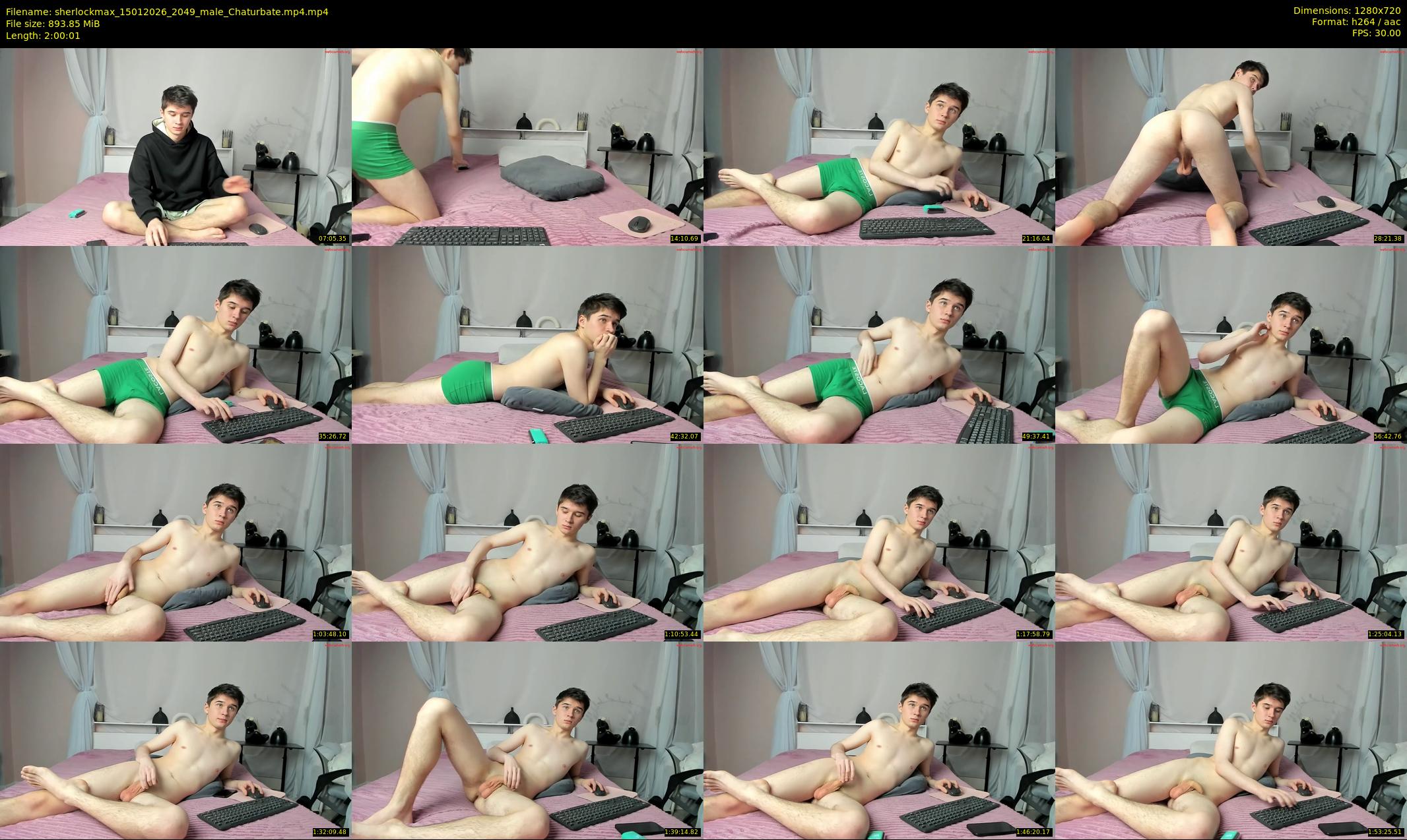 sherlockmax — 121 minute Chaturbate male cam show recording, 720p, Jan 15, 2026