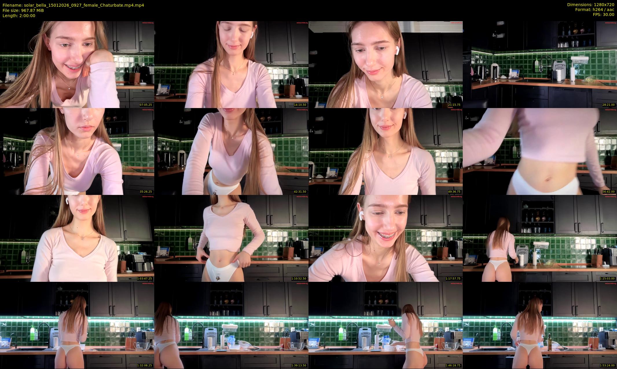 solar_bella — 120 minute Chaturbate female cam show recording, 720p, Jan 15, 2026