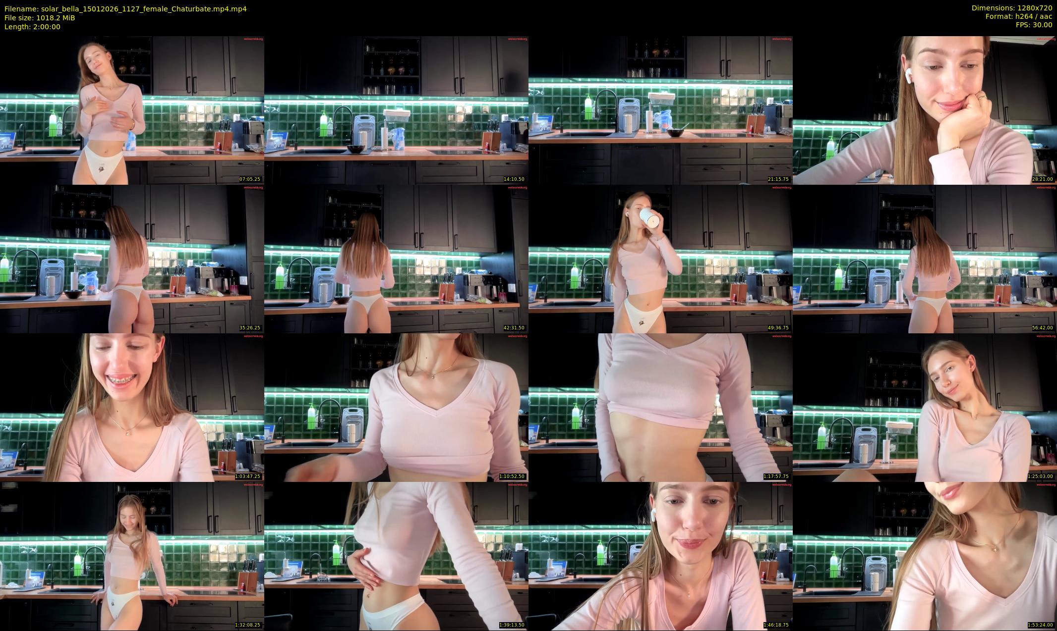 solar_bella — 120 minute Chaturbate female cam show recording, 720p, Jan 15, 2026