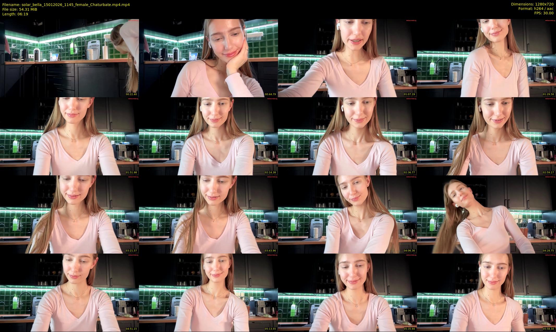 solar_bella — 7 minute Chaturbate female cam show recording, 720p, Jan 15, 2026