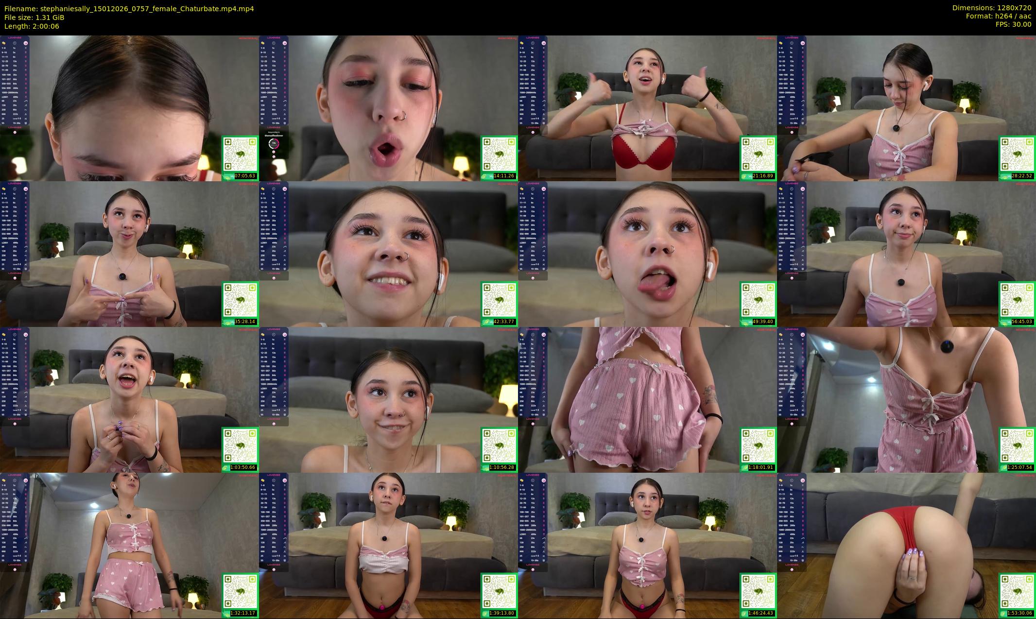 stephaniesally — 121 minute Chaturbate female cam show recording, 720p, Jan 15, 2026