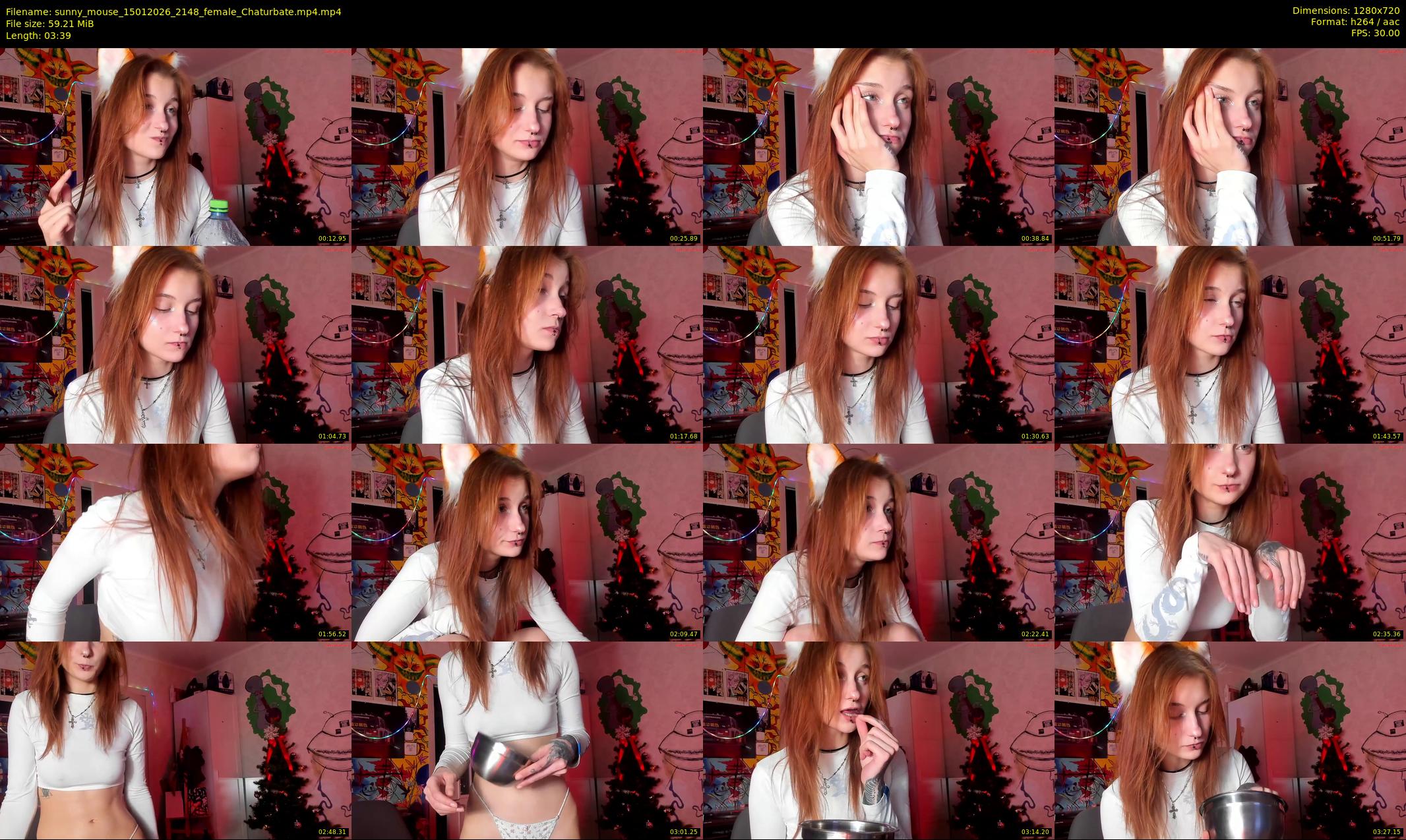 sunny_mouse — 4 minute Chaturbate female cam show recording, 720p, Jan 15, 2026
