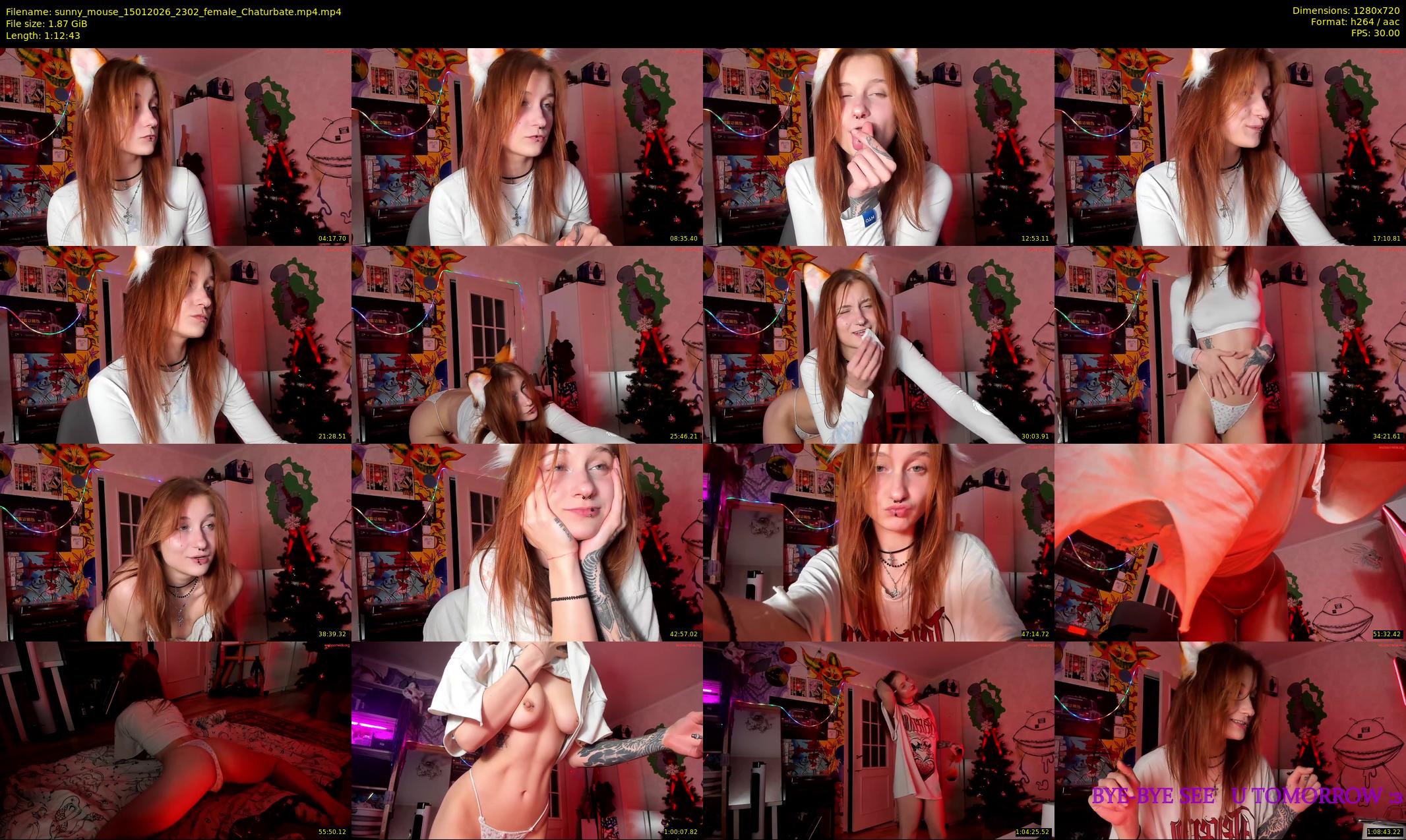 sunny_mouse — 73 minute Chaturbate female cam show recording, 720p, Jan 15, 2026