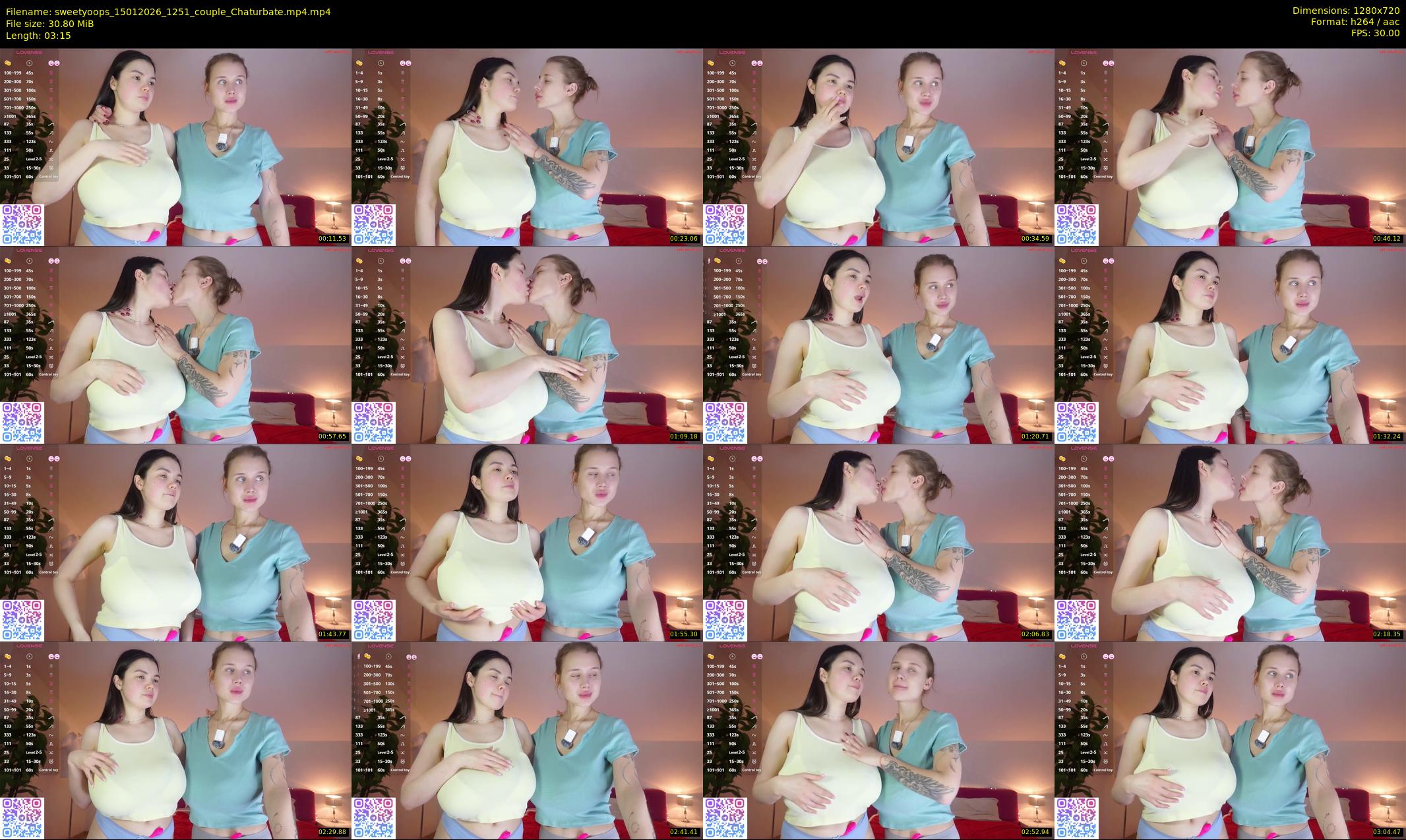 sweetyoops — 4 minute Chaturbate female cam show recording, 720p, Jan 15, 2026