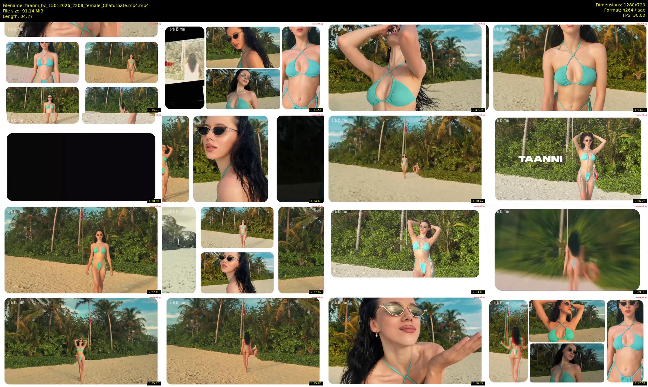 taanni_bc — 5 minute Chaturbate female cam show recording, 720p, Jan 15, 2026