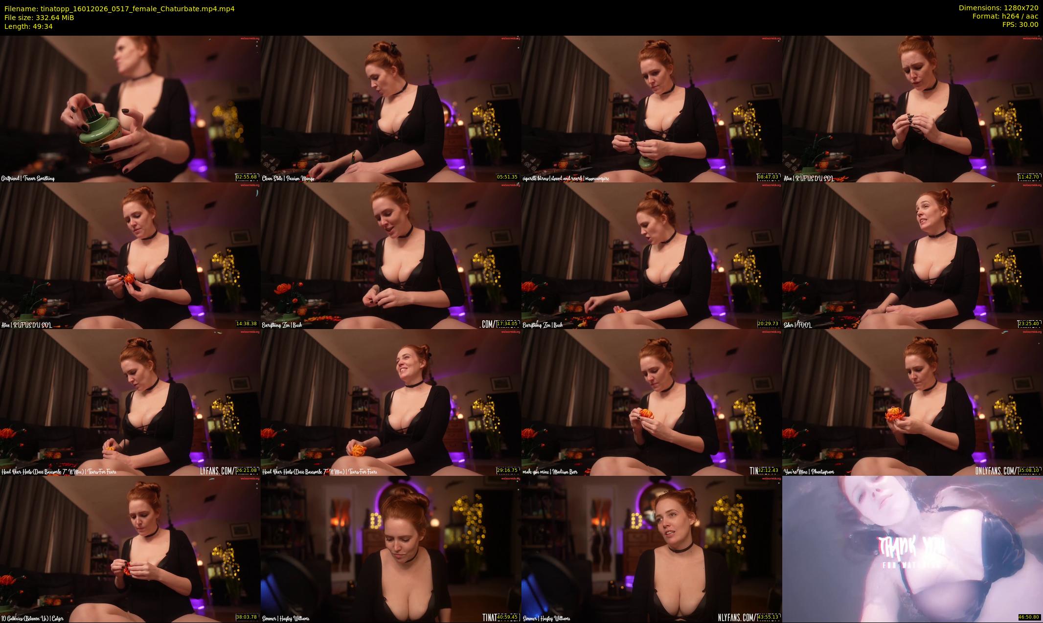 tinatopp — 50 minute Chaturbate female cam show recording, 720p, Jan 16, 2026