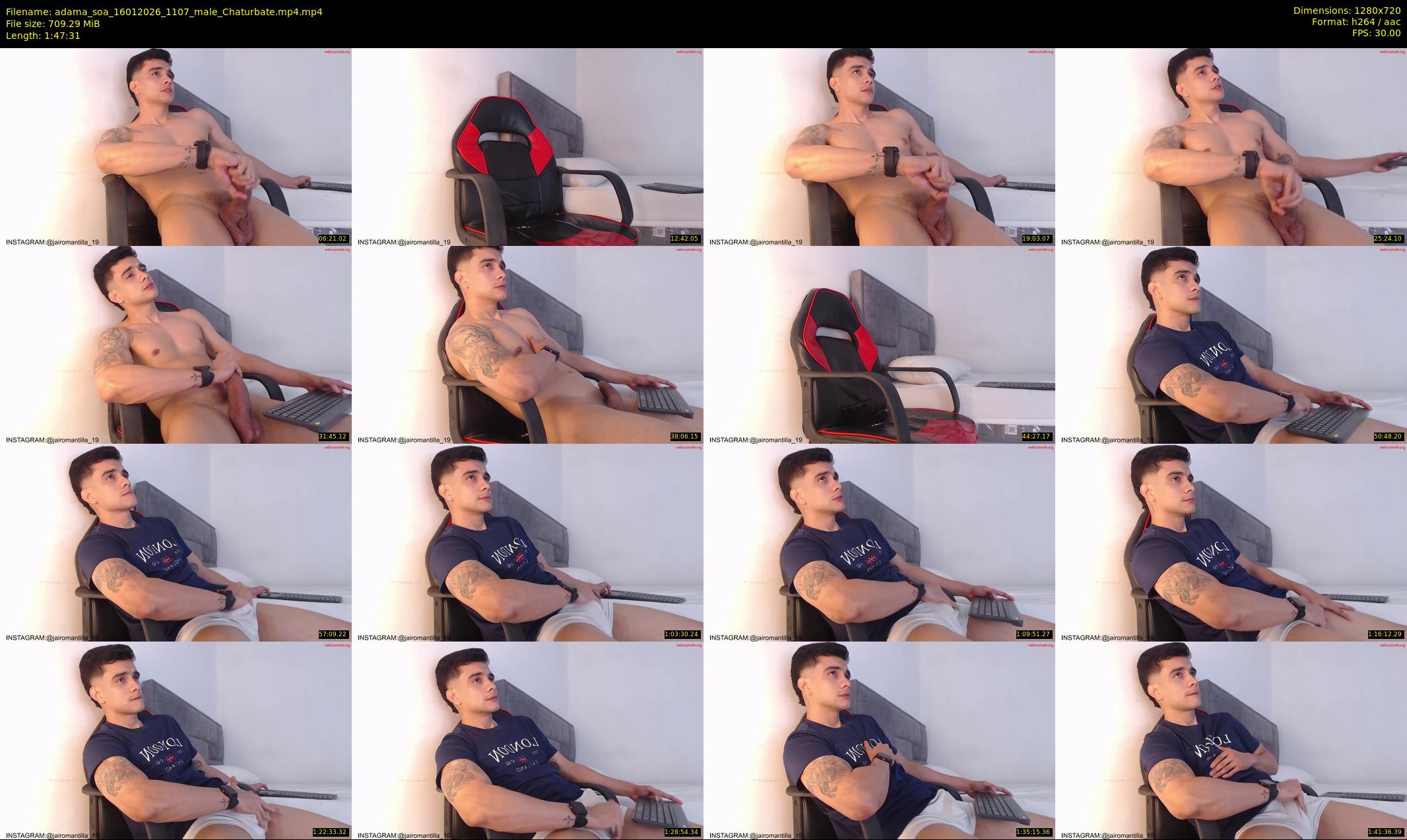 adama_soa — 108 minute Chaturbate male cam show recording, 720p, Jan 16, 2026