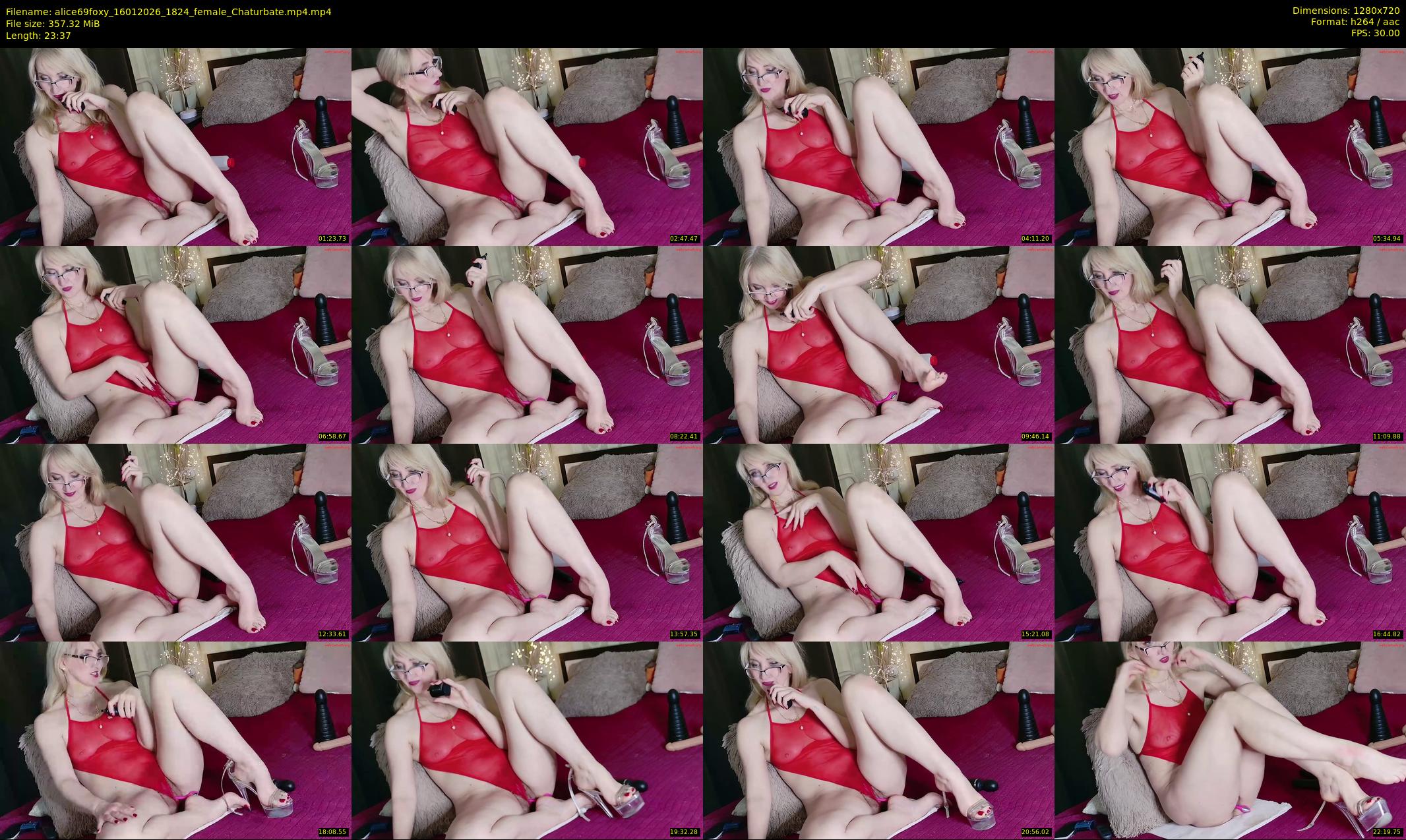 alice69foxy — 24 minute Chaturbate female cam show recording, 720p, Jan 16, 2026