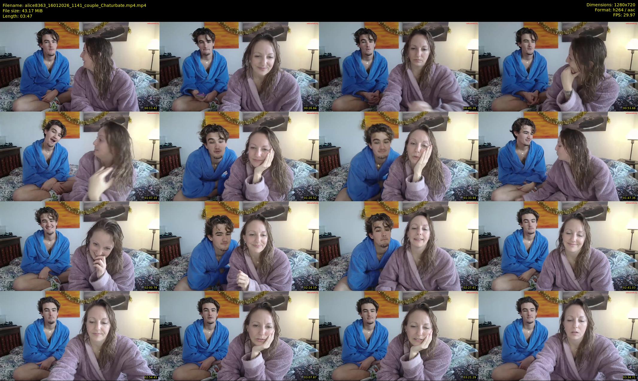 alice8363 — 4 minute Chaturbate female cam show recording, 720p, Jan 16, 2026