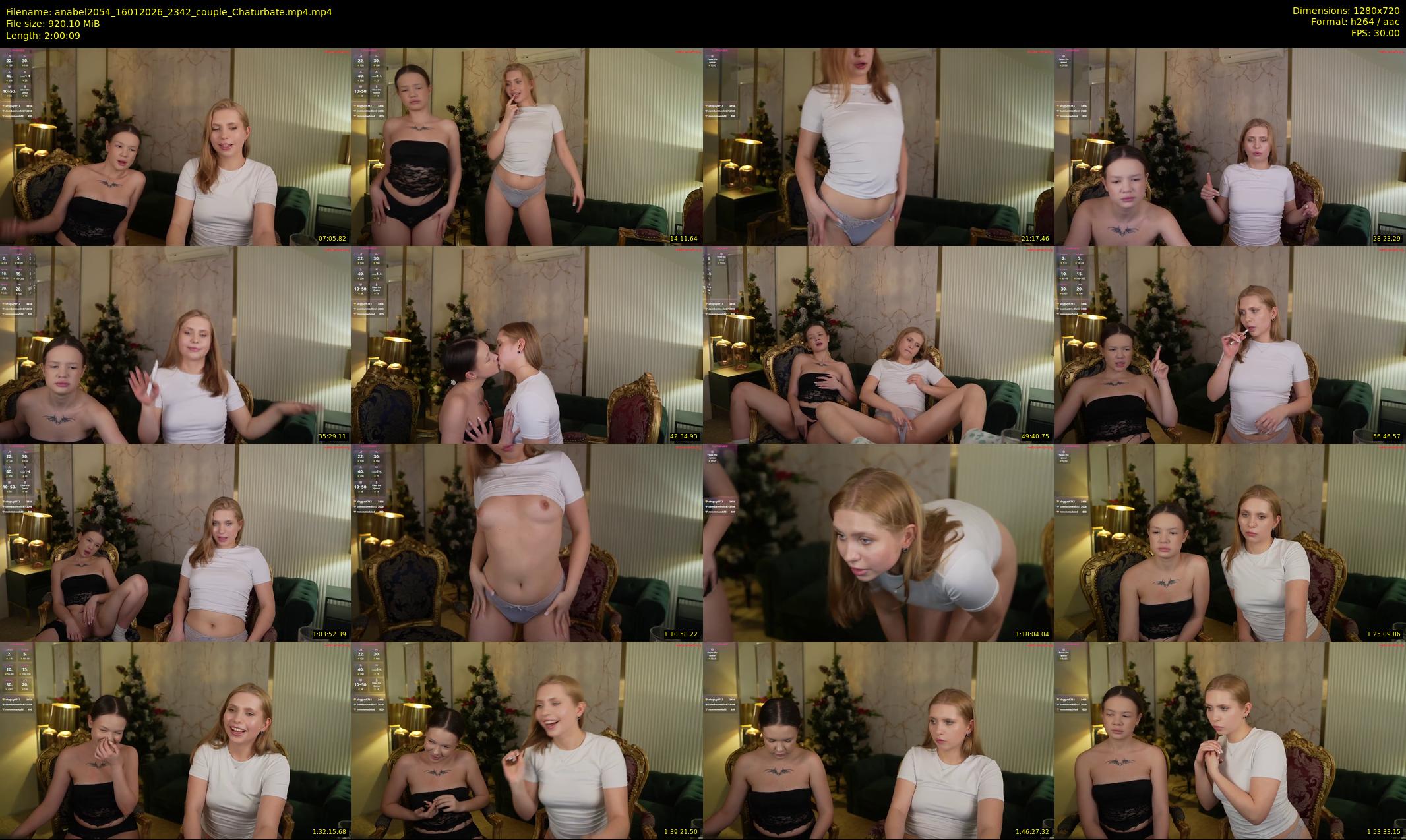 anabel2054 — 121 minute Chaturbate female cam show recording, 720p, Jan 16, 2026