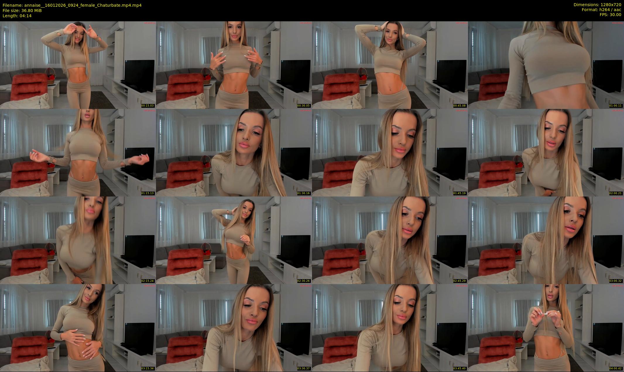 annaise_ — 5 minute Chaturbate female cam show recording, 720p, Jan 16, 2026