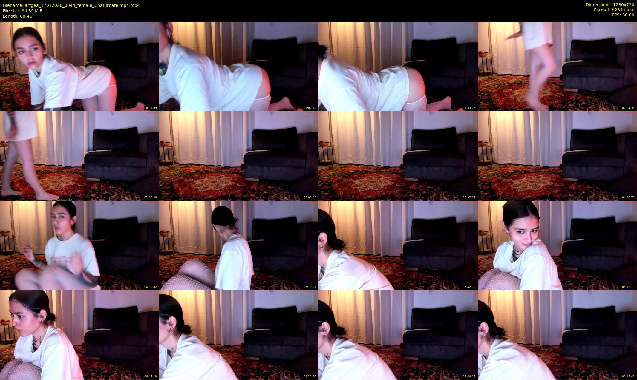 artgea — 9 minute Chaturbate female cam show recording, 720p, Jan 17, 2026