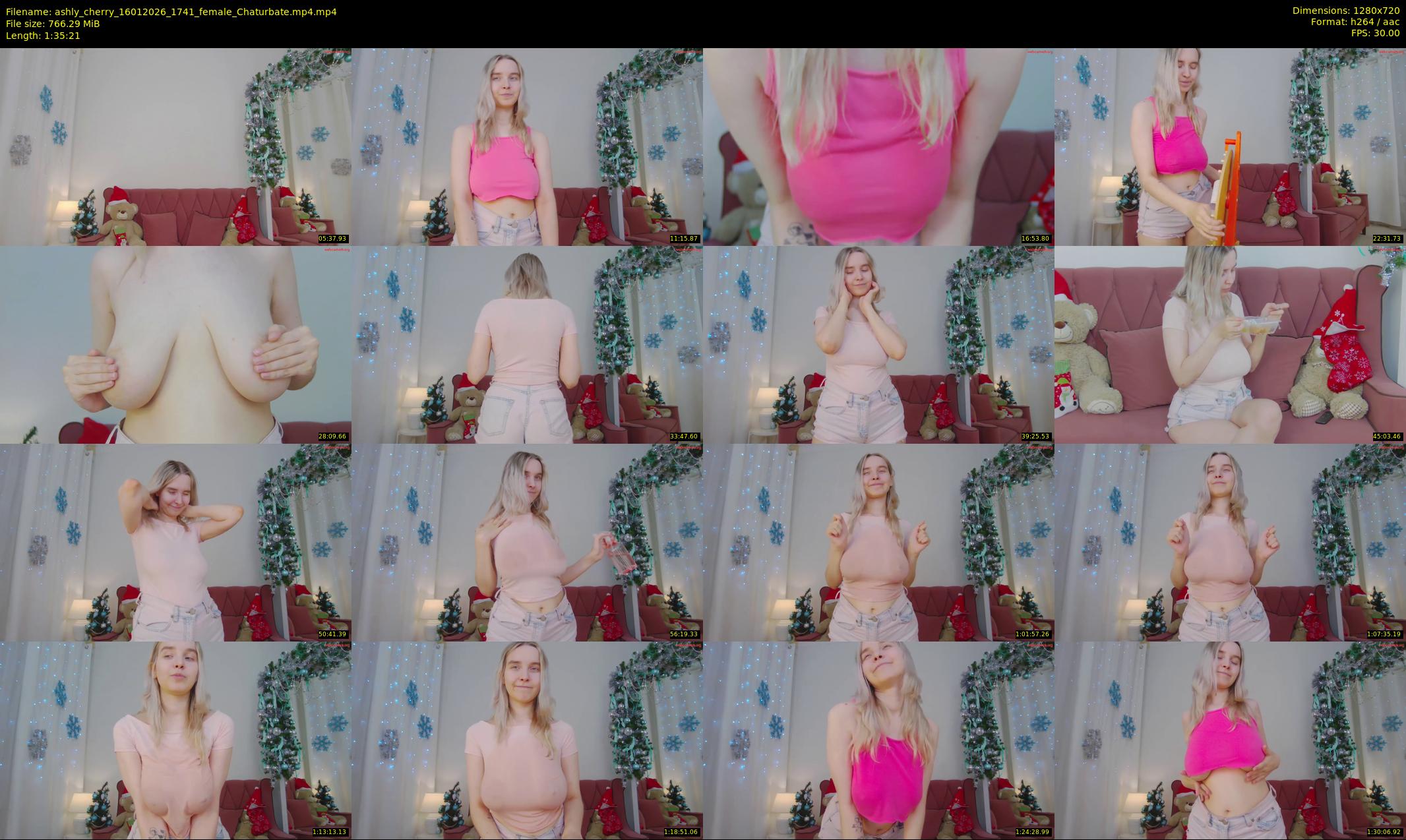 ashly_cherry — 96 minute Chaturbate female cam show recording, 720p, Jan 16, 2026